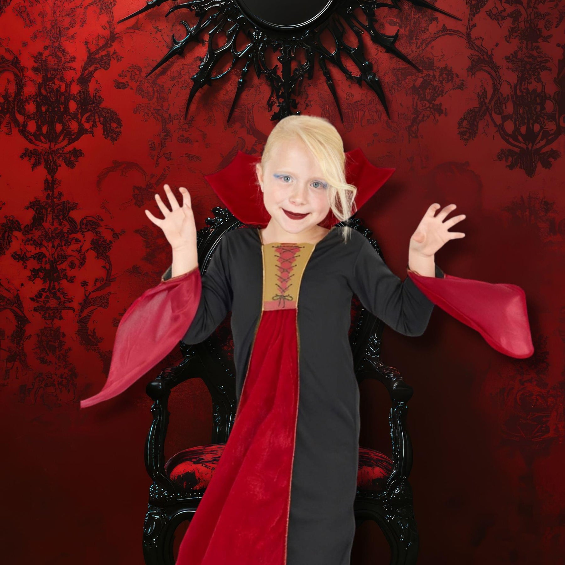 Gothic Vampiress Child Costume
