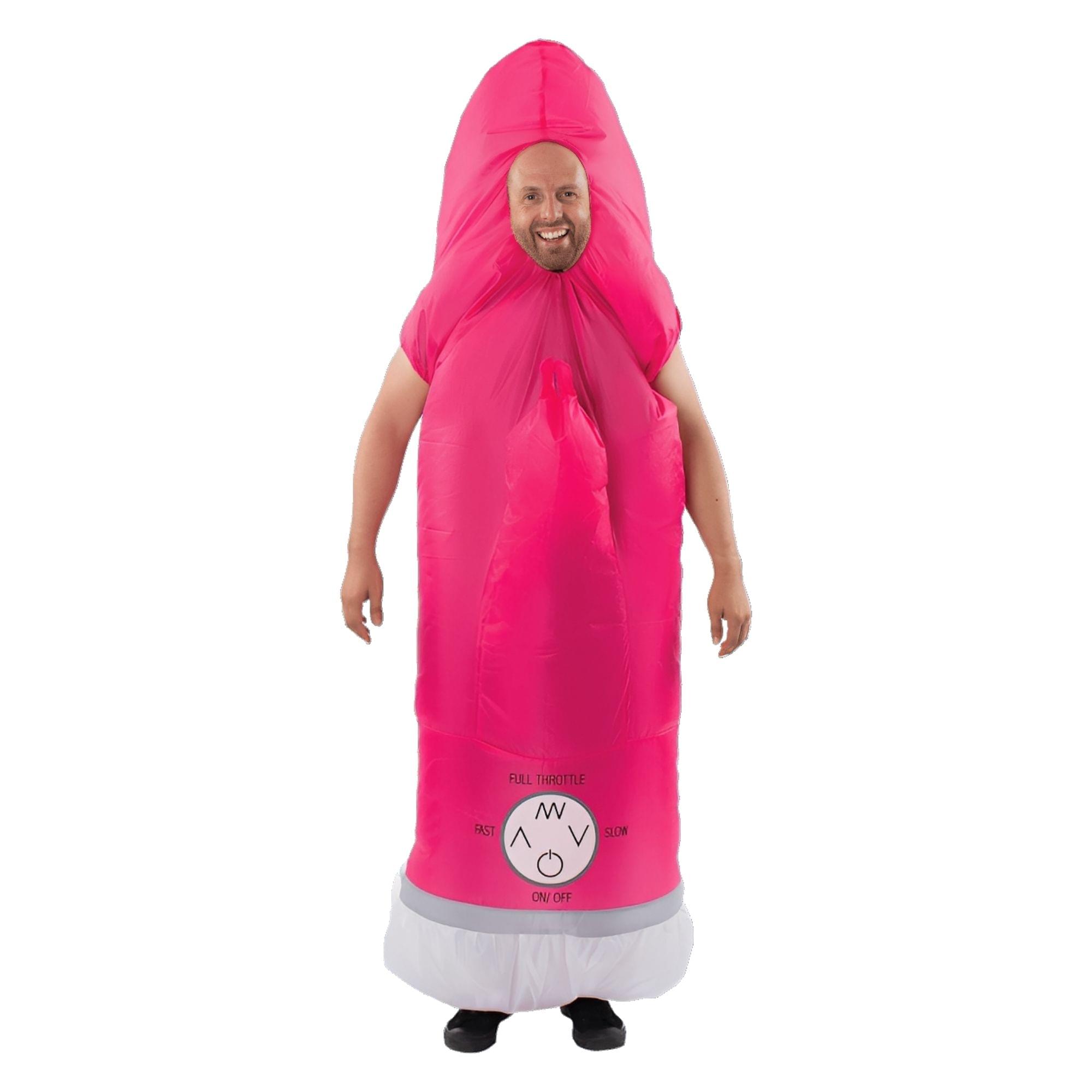 Inflatable Rabbit Vibrator Dress Adult Costume