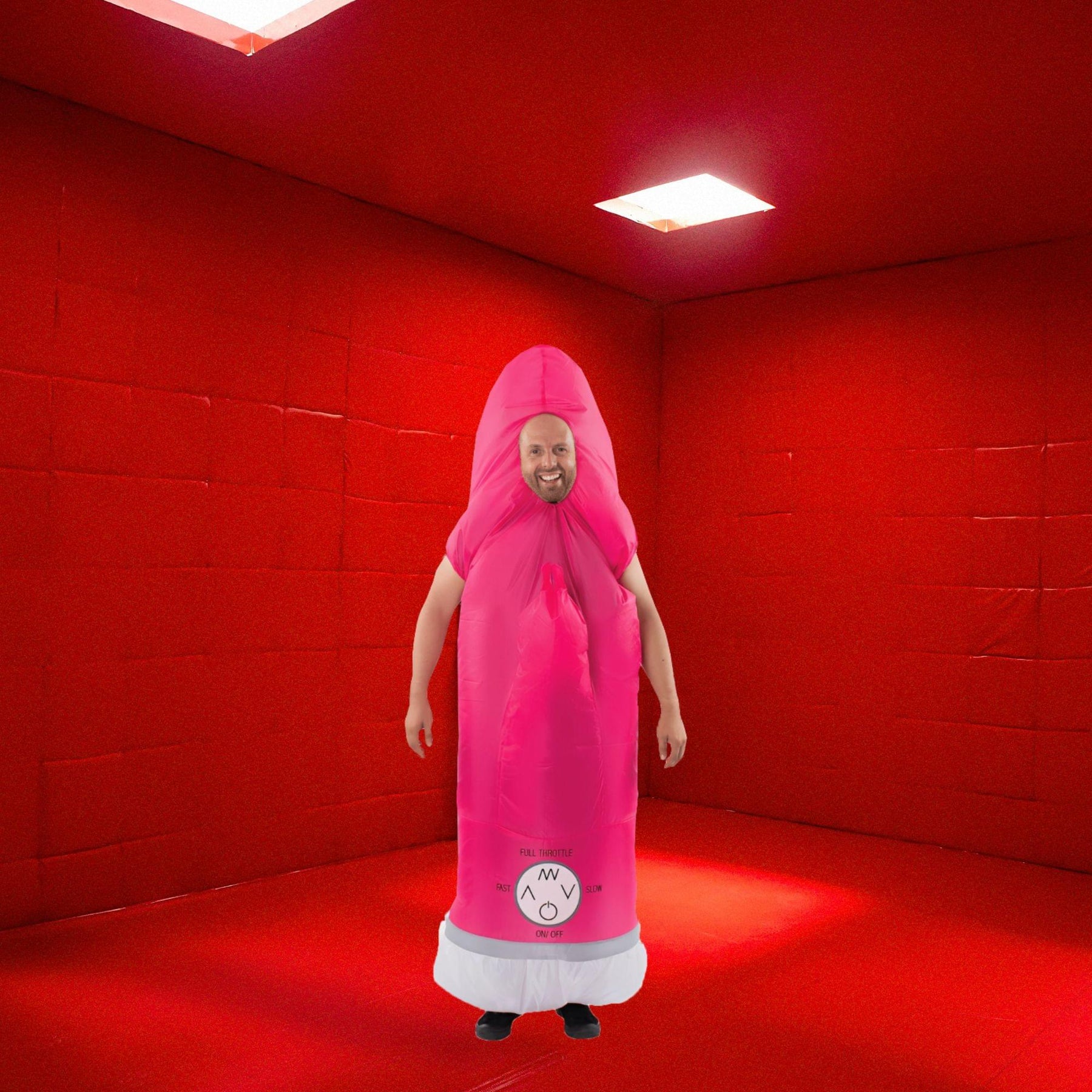 Inflatable Rabbit Vibrator Dress Adult Costume