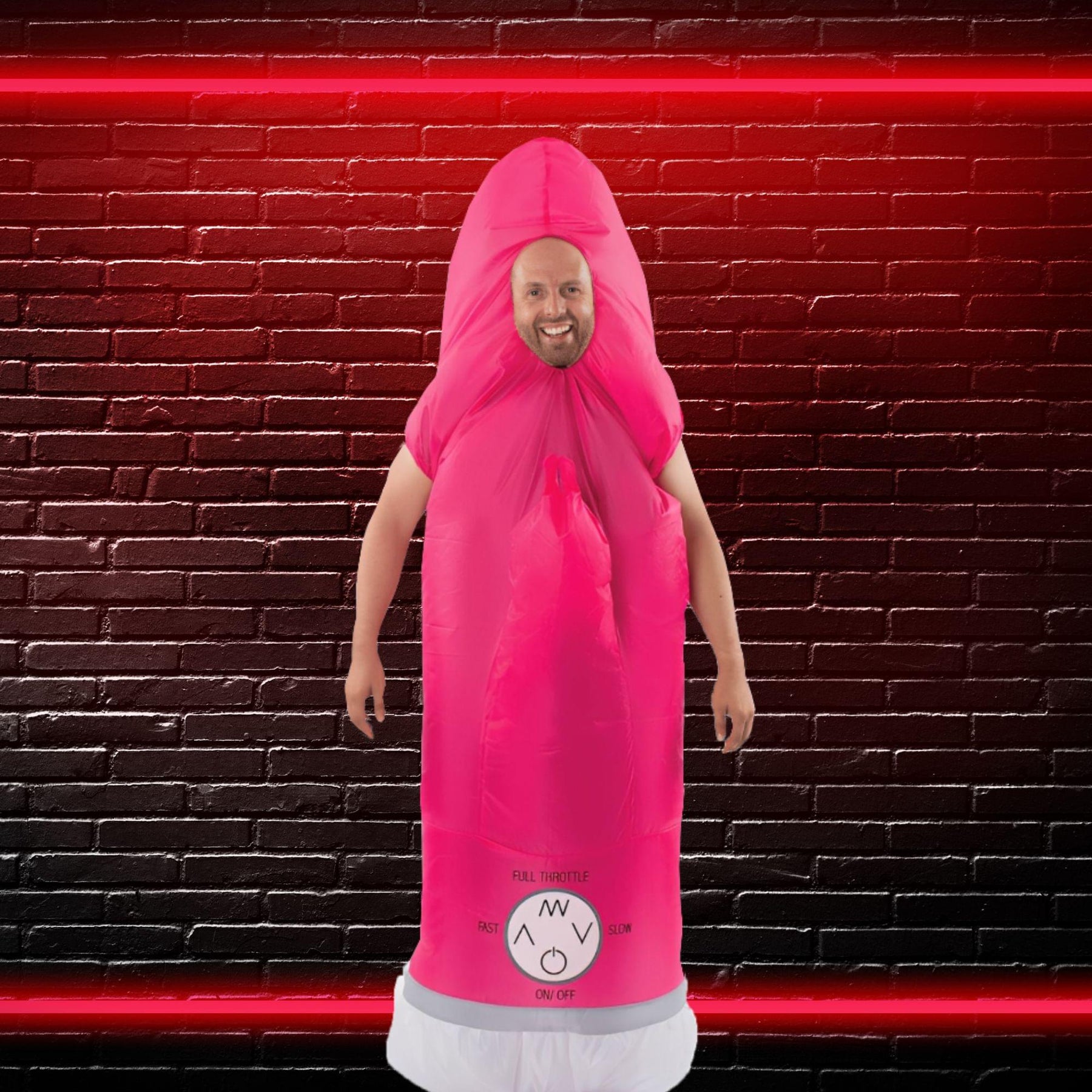 Inflatable Rabbit Vibrator Dress Adult Costume