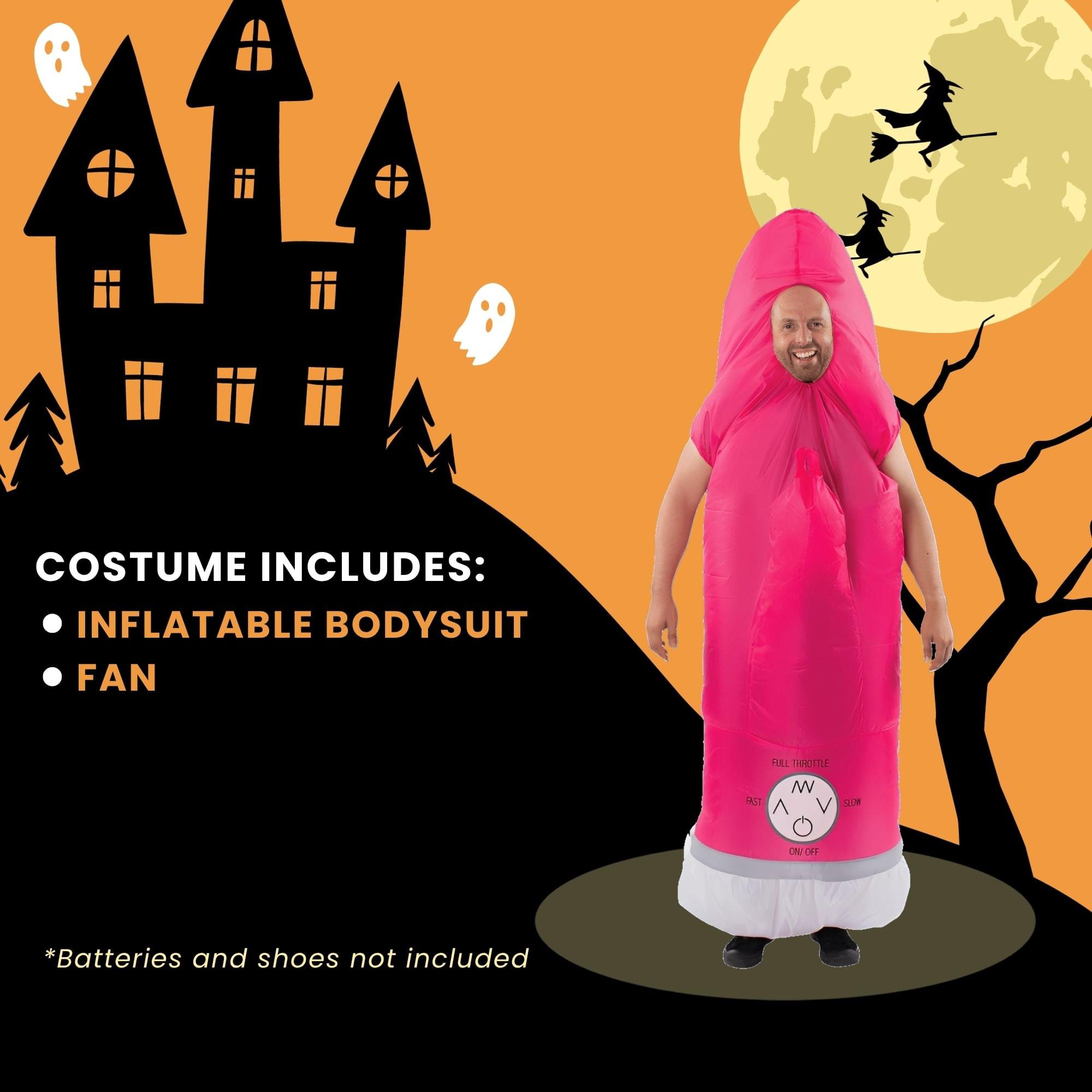 Inflatable Rabbit Vibrator Dress Adult Costume