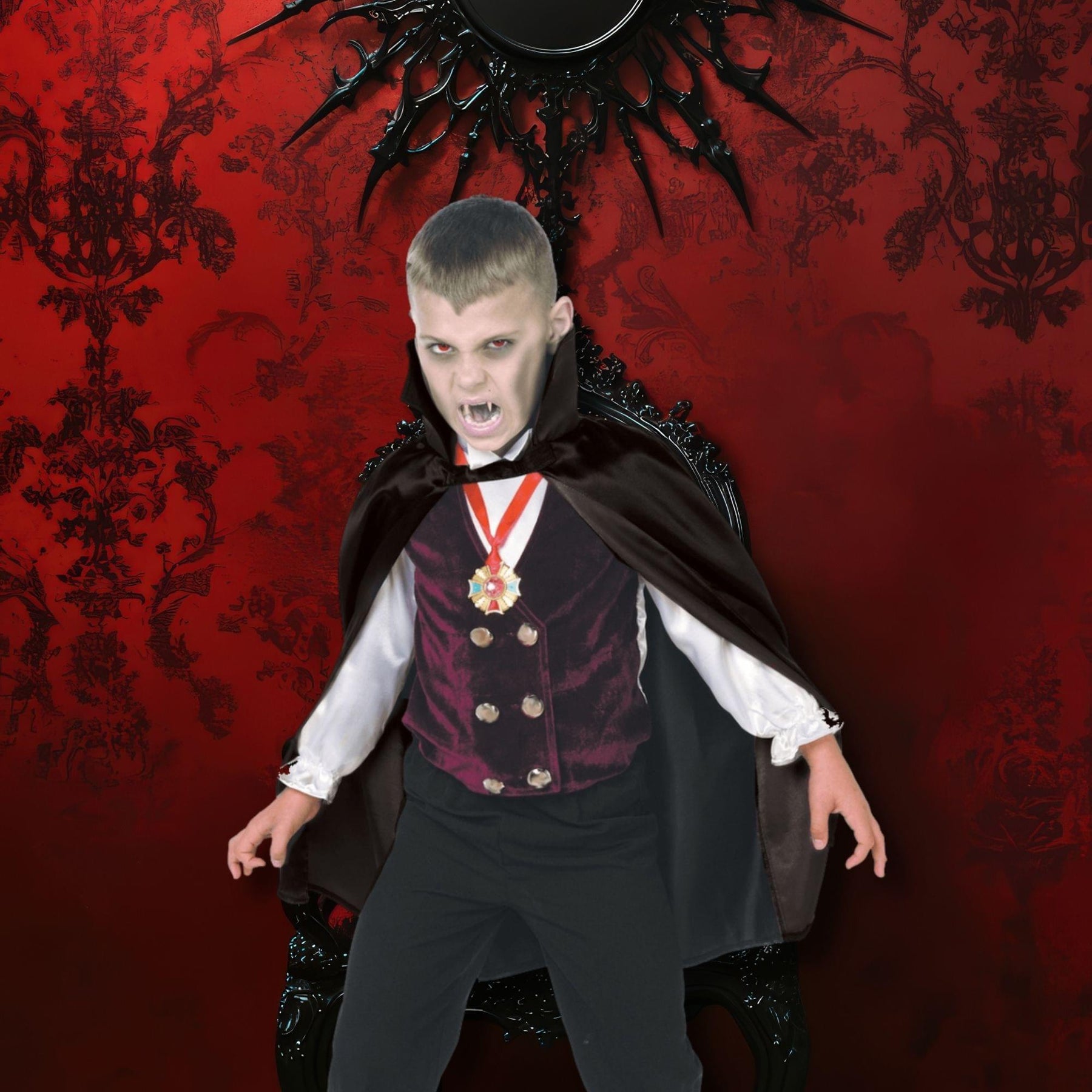 Gothic Vampire Dress Child Costume