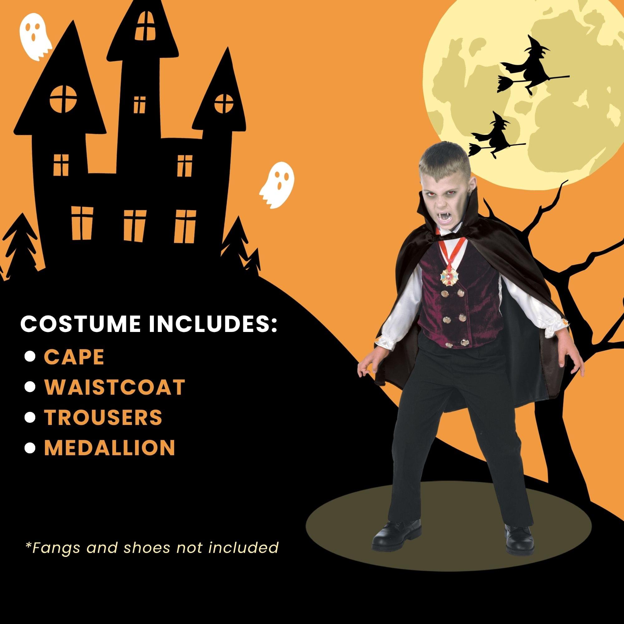Gothic Vampire Dress Child Costume