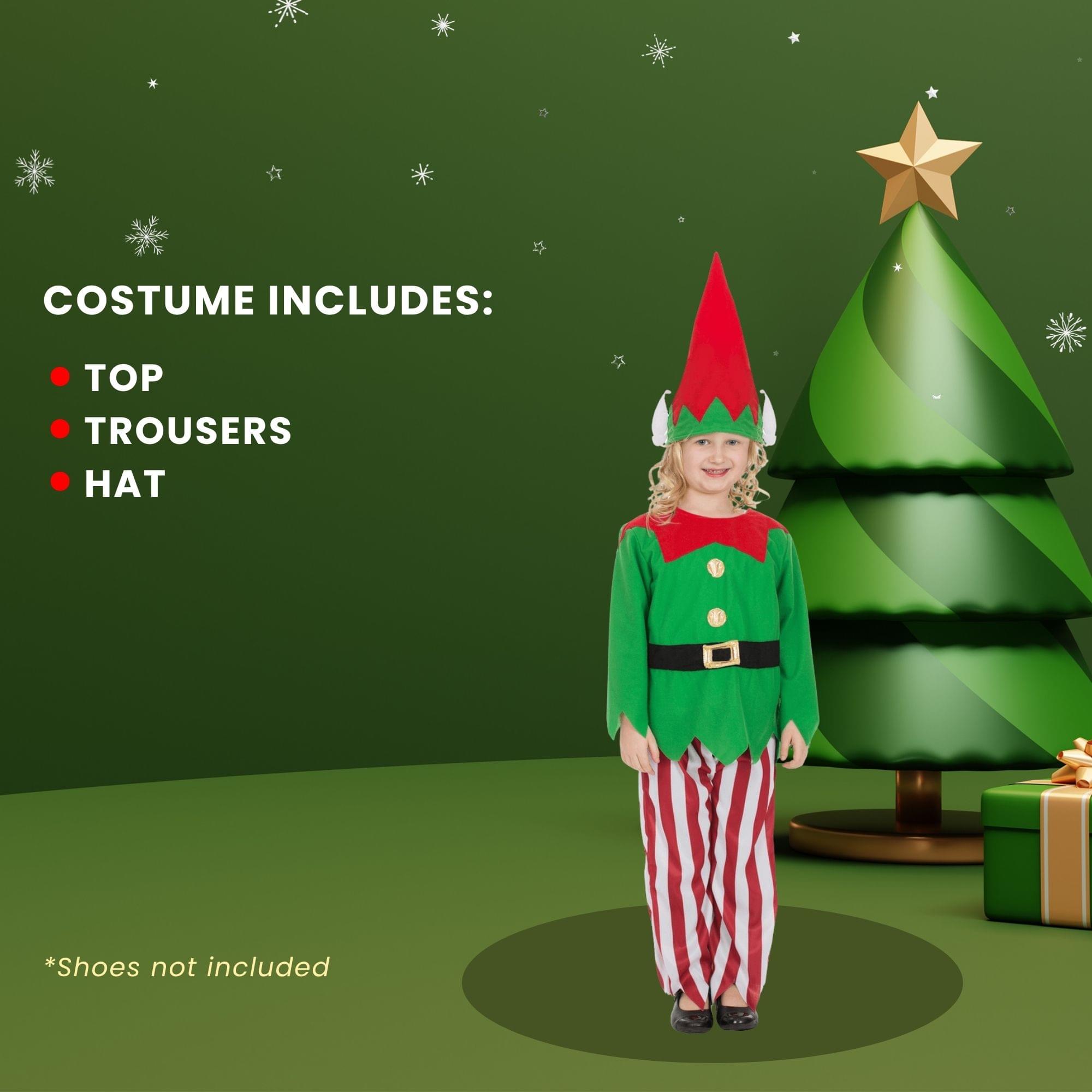 Elf Dress Child Costume