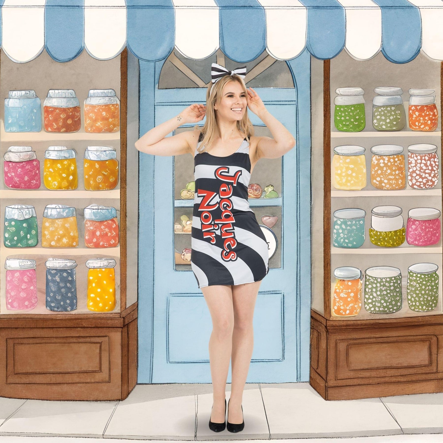 Female Sweet Dress - Jacques Noir Adult Costume