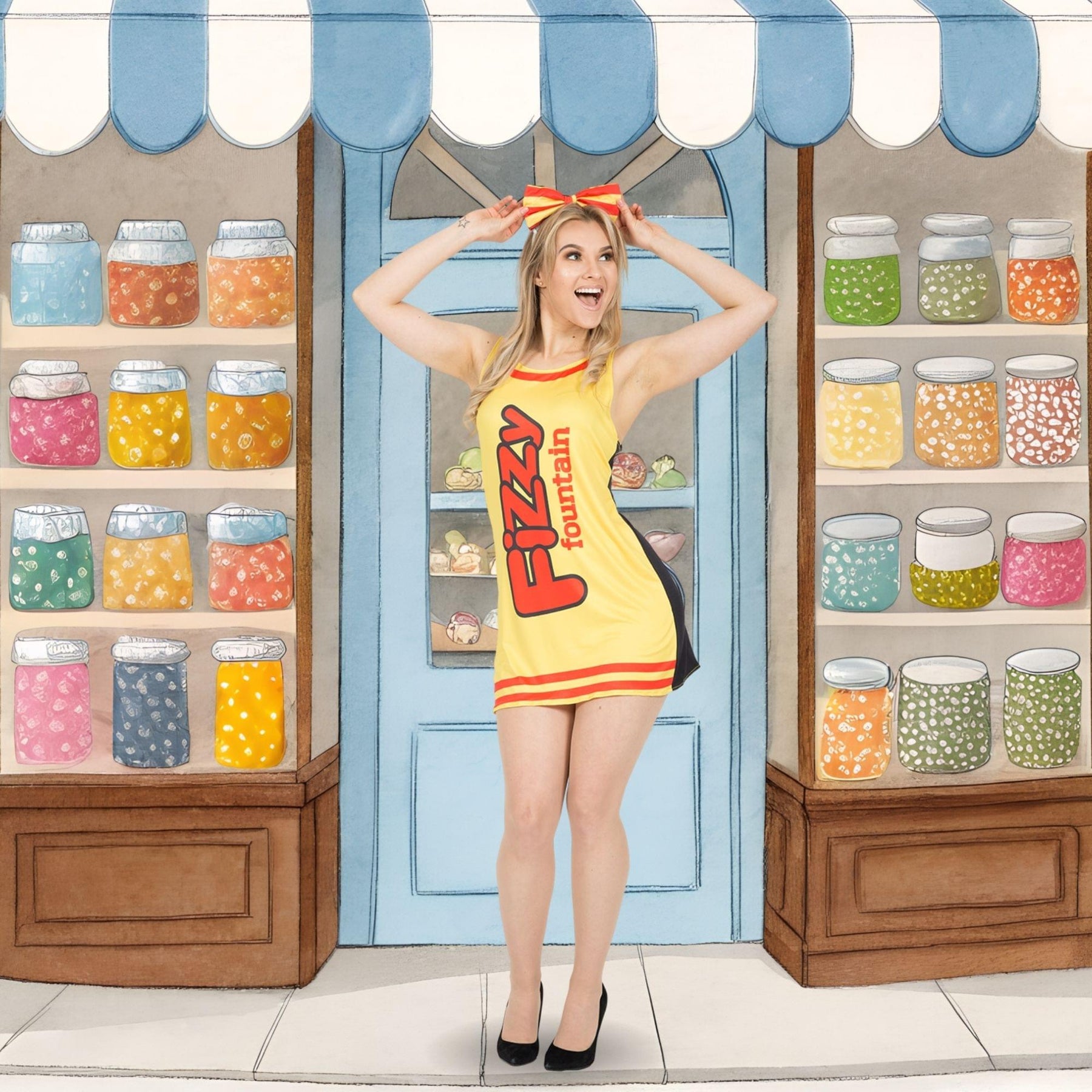 Female Sweet Dress - Fizzy Fountain Adult Costume