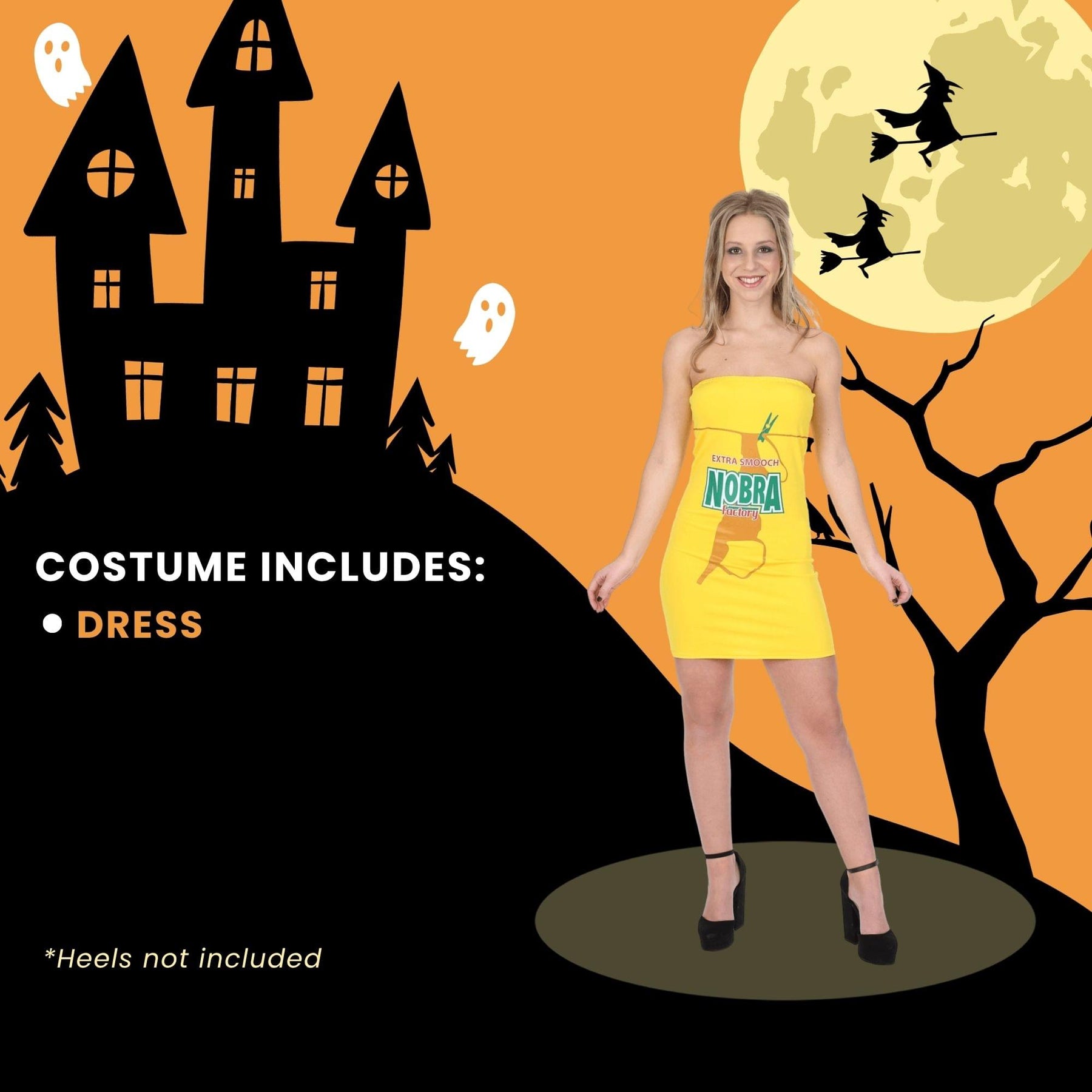 Female No Bra Beer Dress / Adult Costume