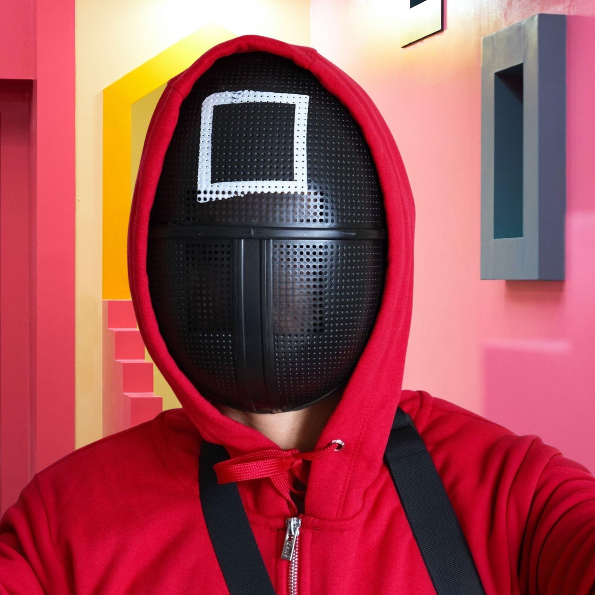Squid Game Square Mask Costume Accessory