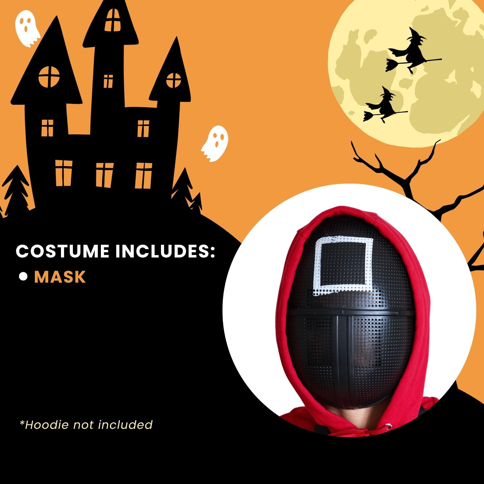 Squid Game Square Mask Costume Accessory