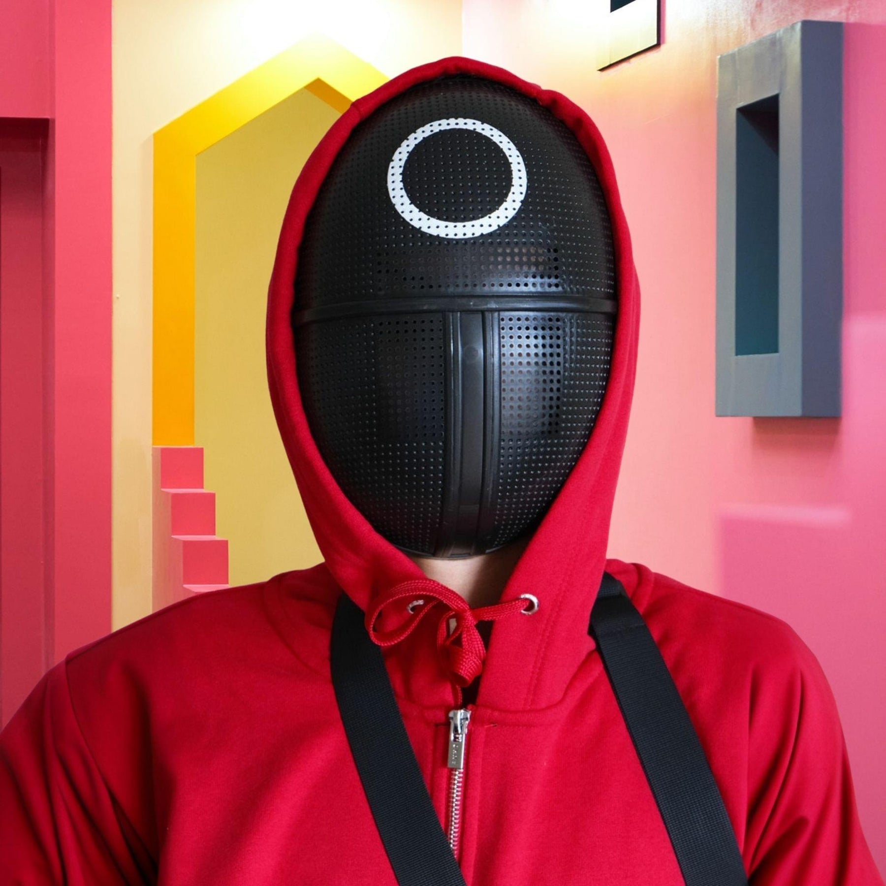 Squid Game Circle Mask Costume Accessory