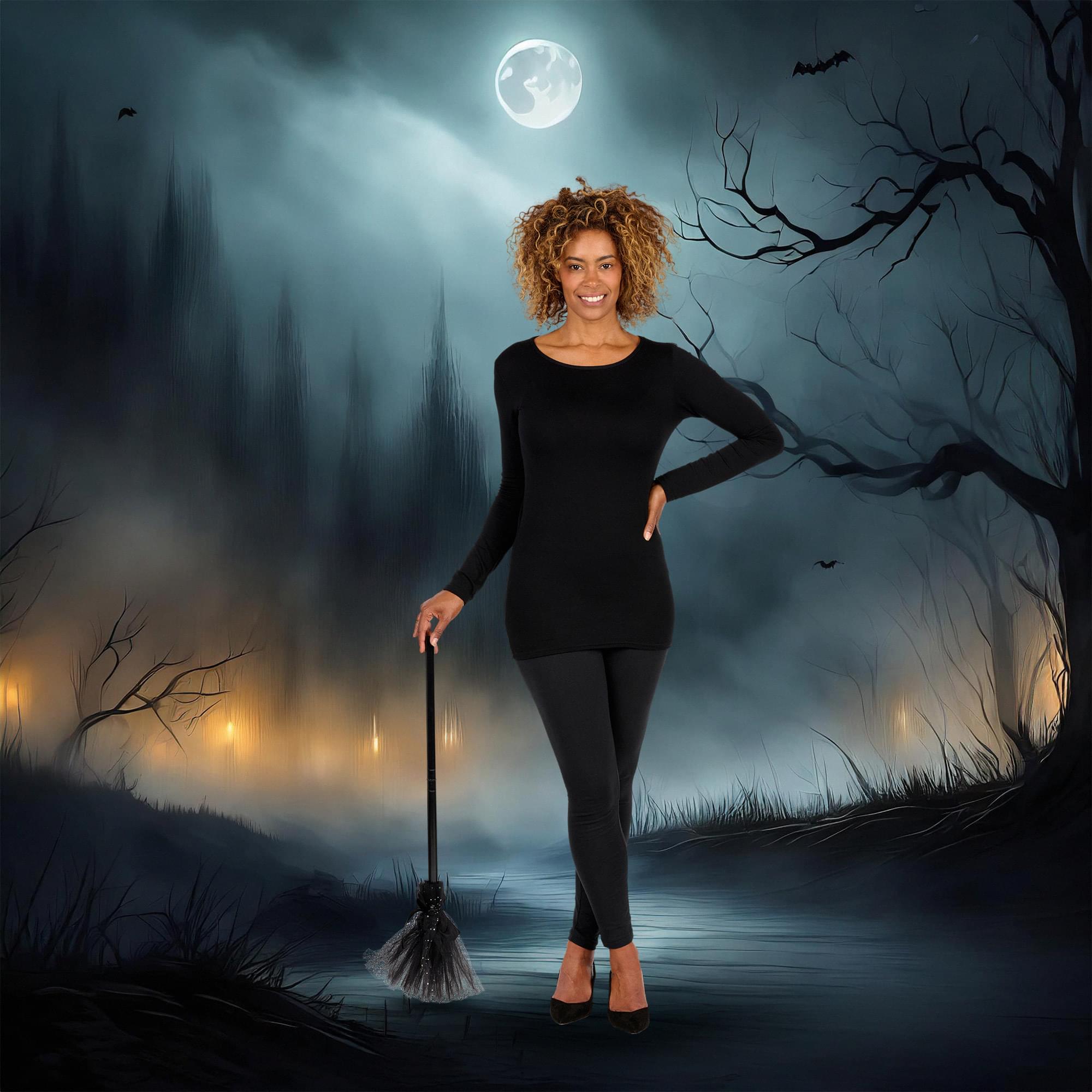 Mini Witches Broom Costume Accessory