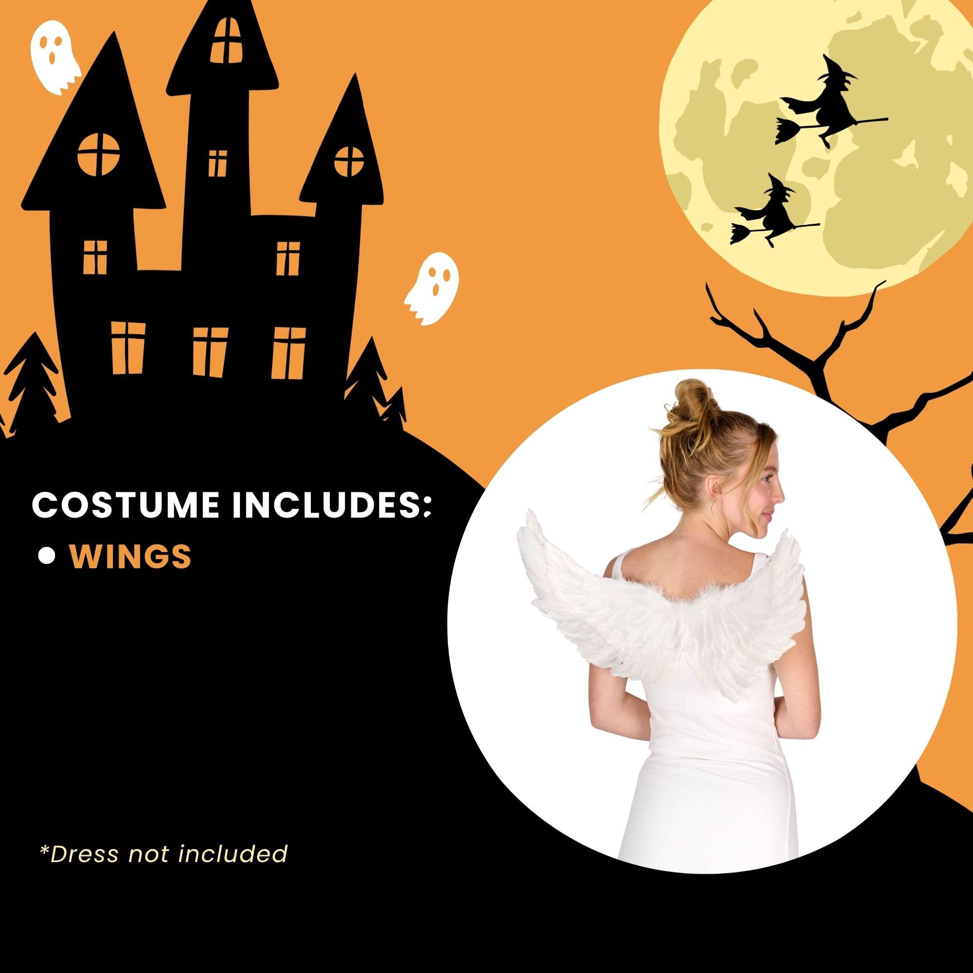 White Wings White Adult Costume