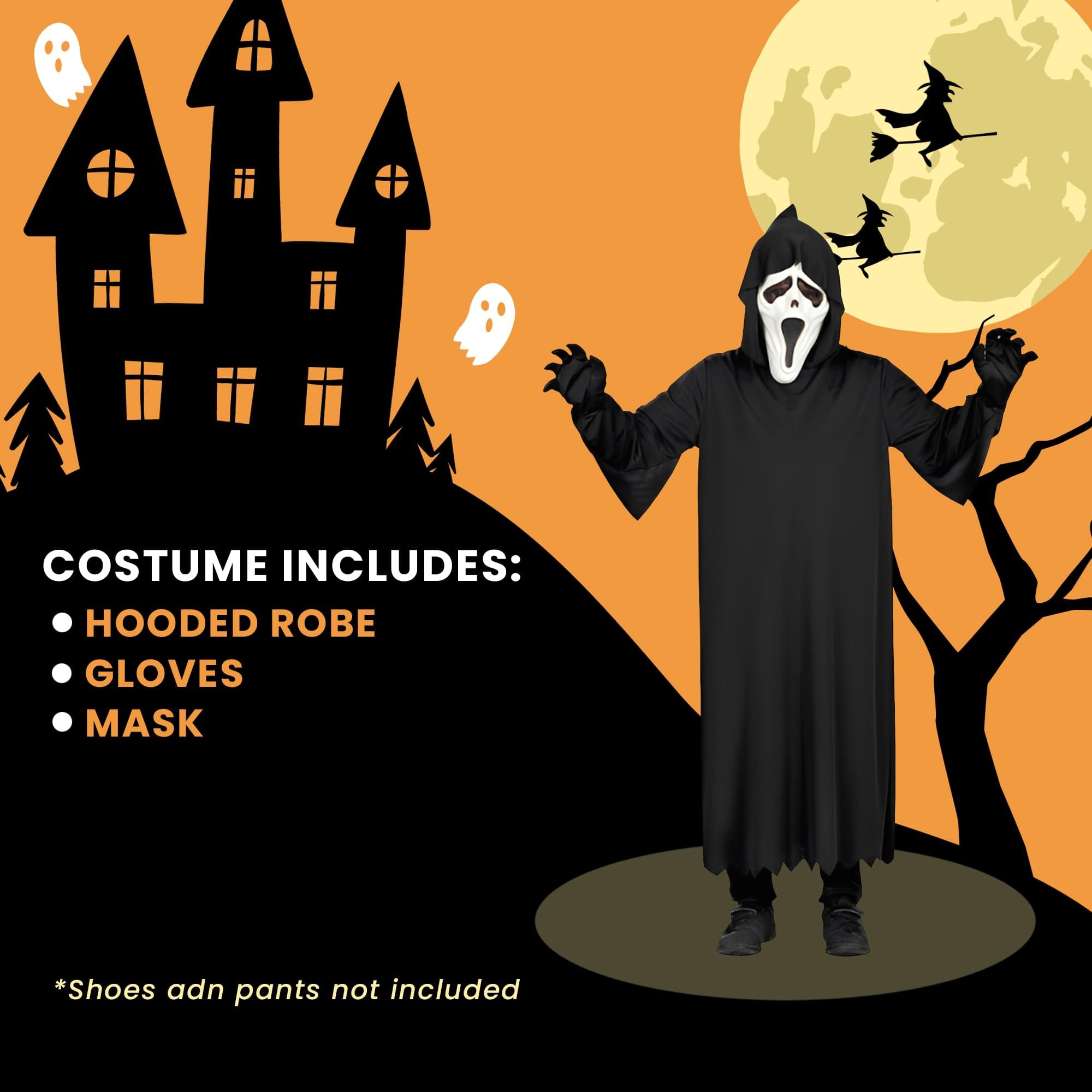 Horror Robe Child Costume Accessory
