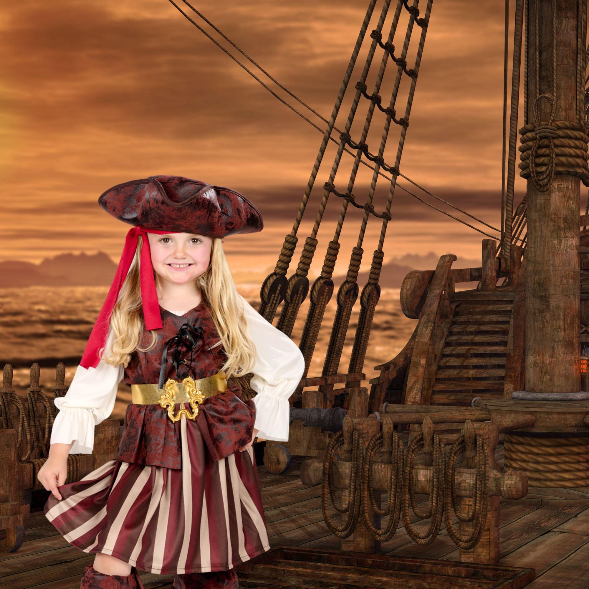 Pirate Girl Child Costume