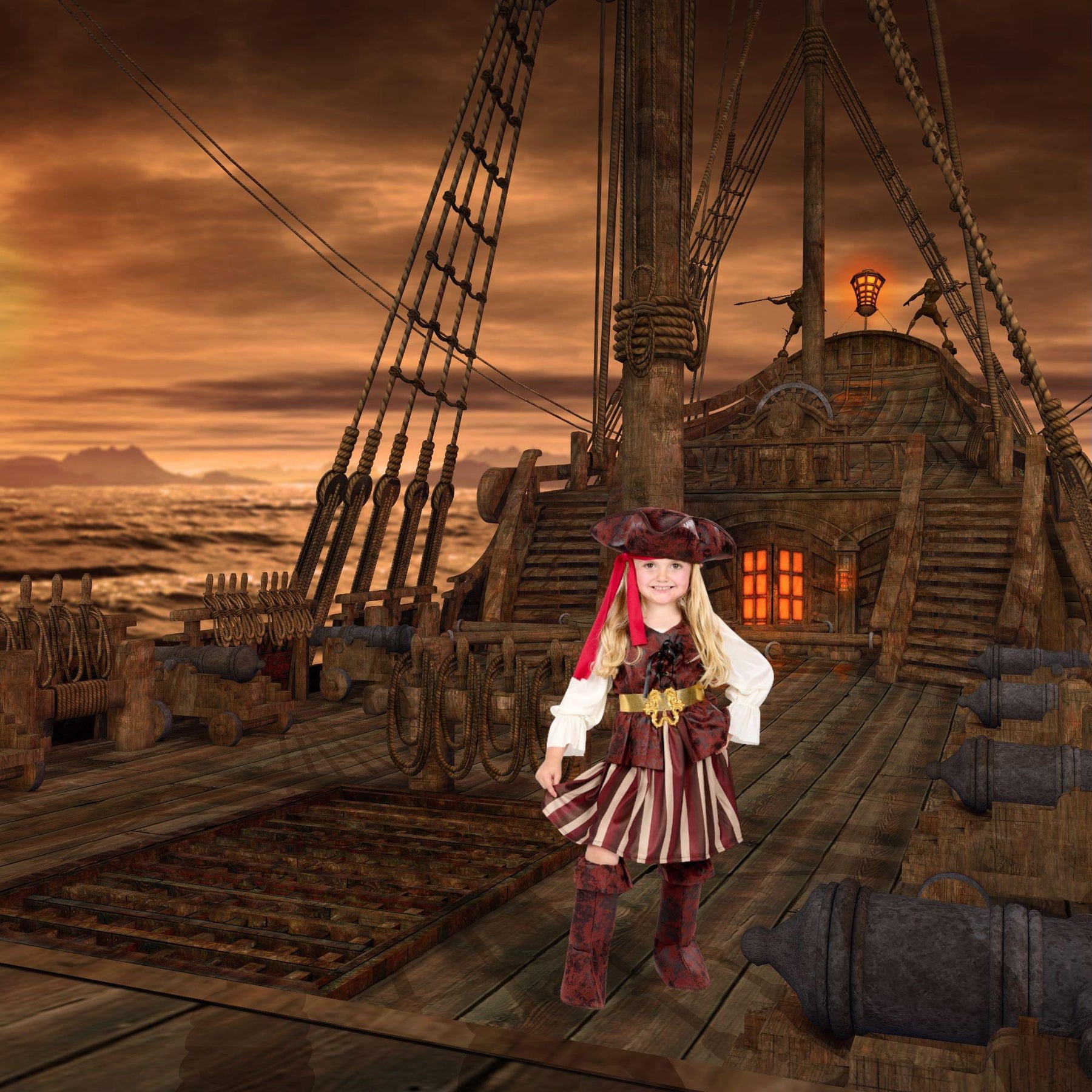 Pirate Girl Child Costume