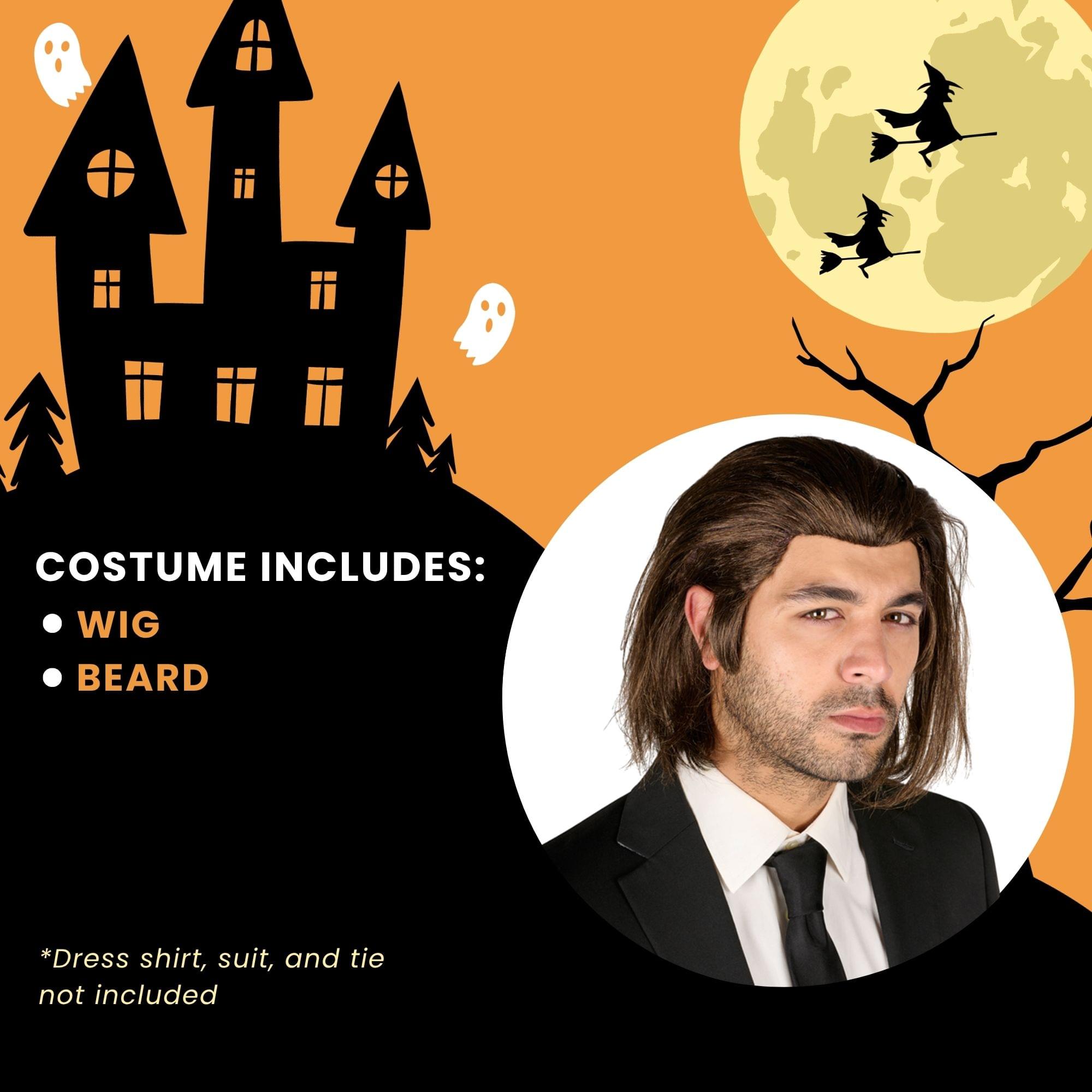 Vincent Wig Brown Costume Accessory