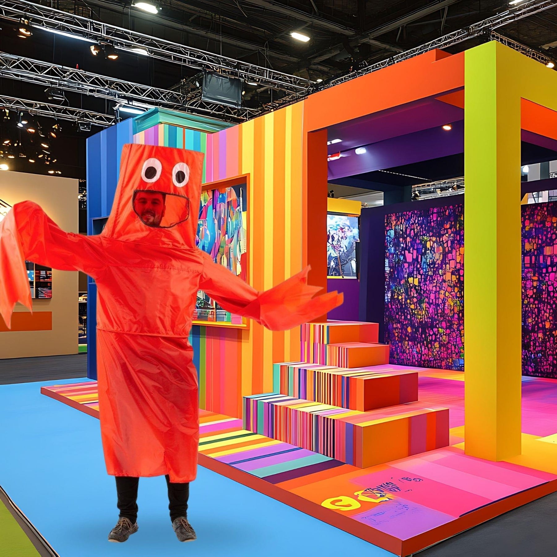 Wacky Waving Man Adult Costume