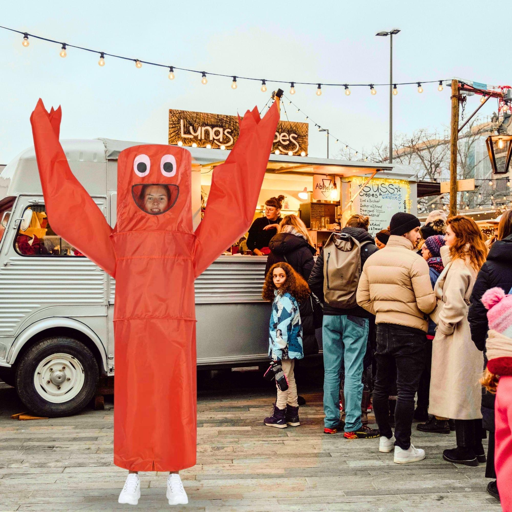 Wacky Waving Man Adult Costume