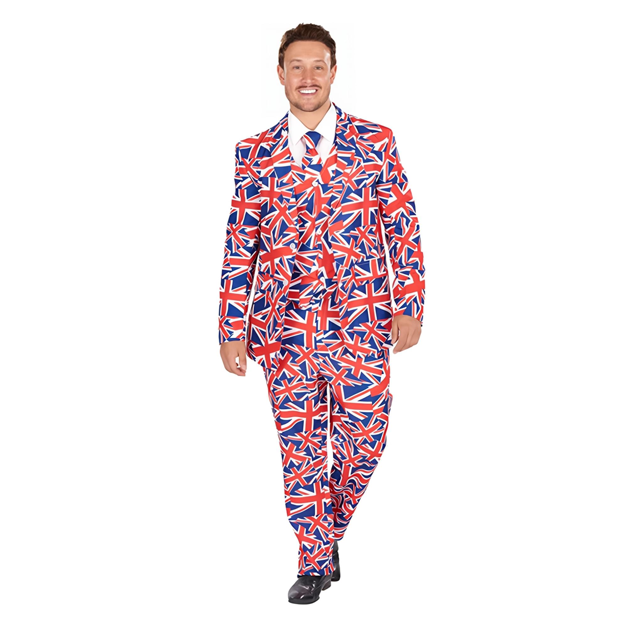 Union Jack Adult Costume Suit