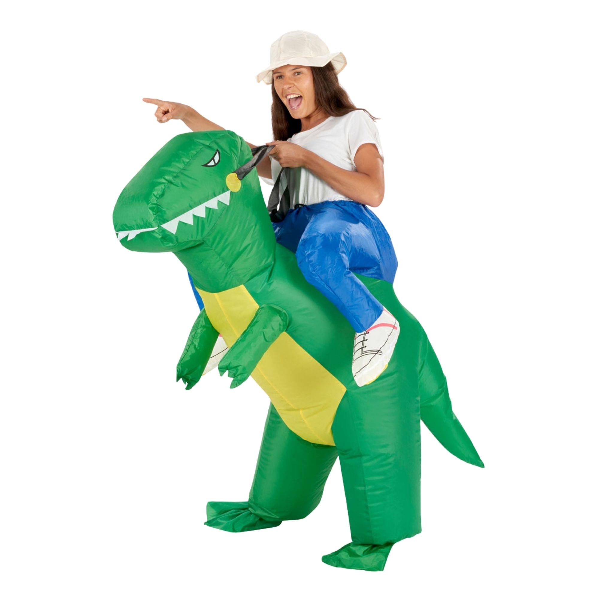 Inflatable Ride on Dinosaur Adult Costume