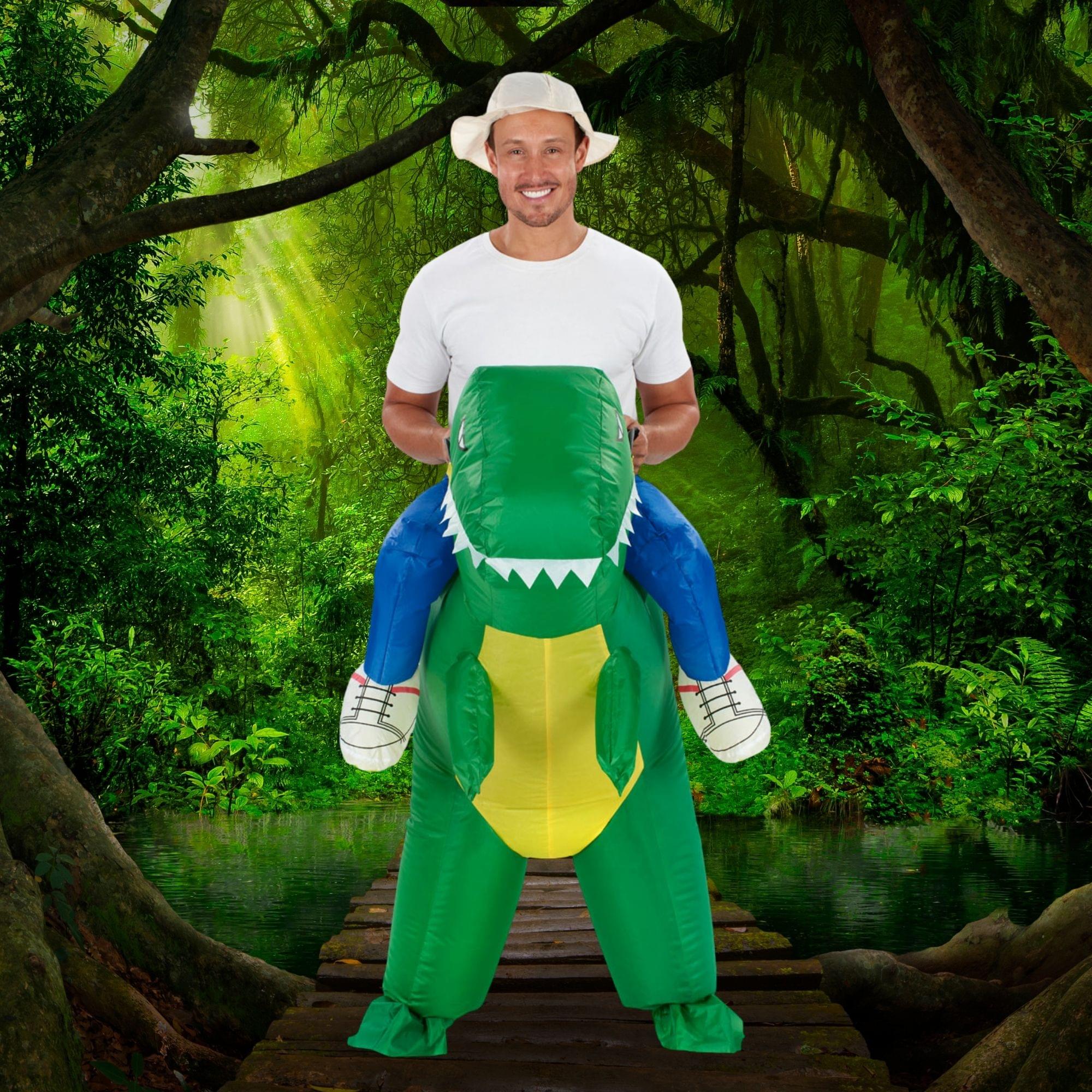 Inflatable Ride on Dinosaur Adult Costume