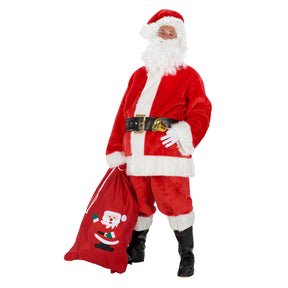 Deluxe Plush Santa Costume
