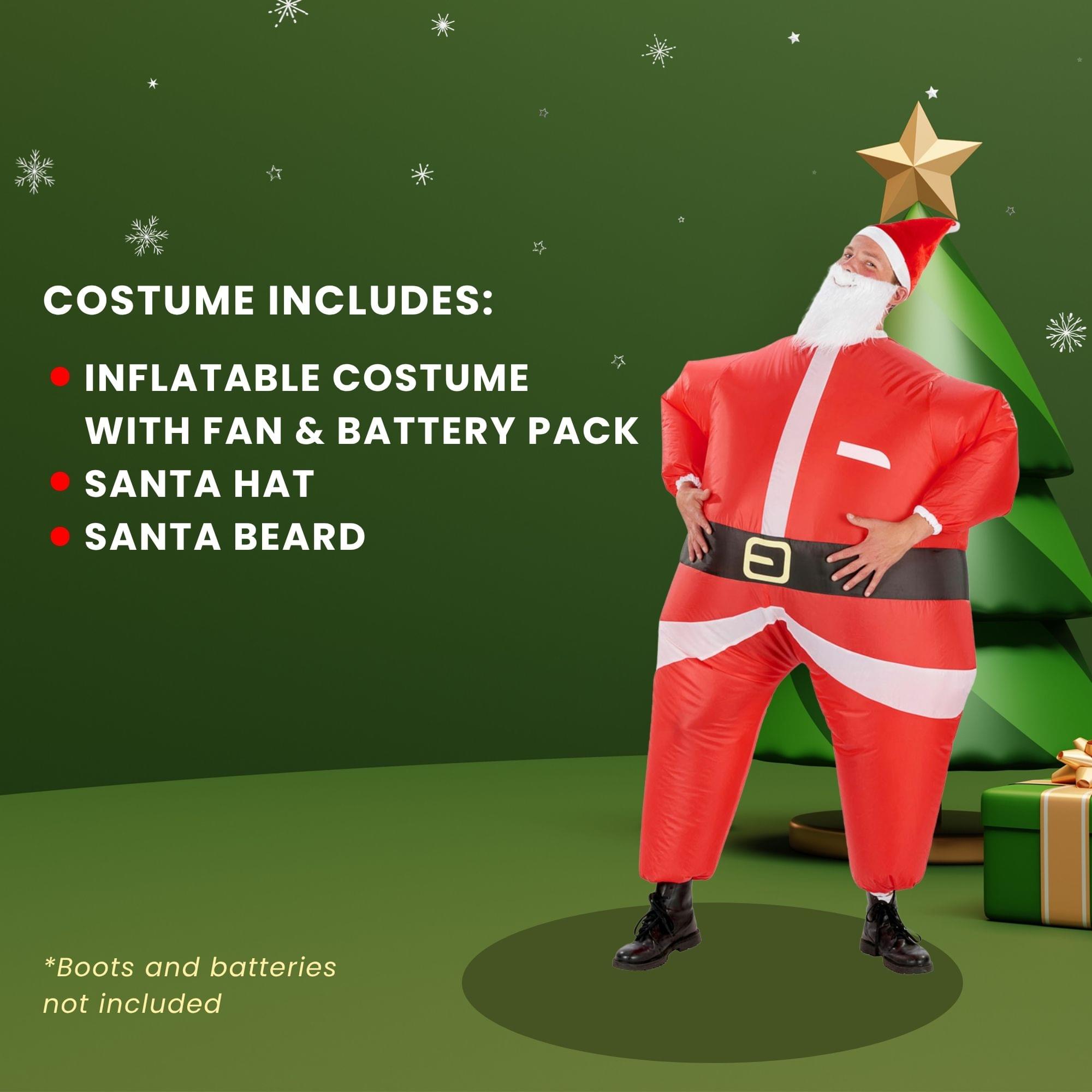 Inflatable Santa Adult Costume