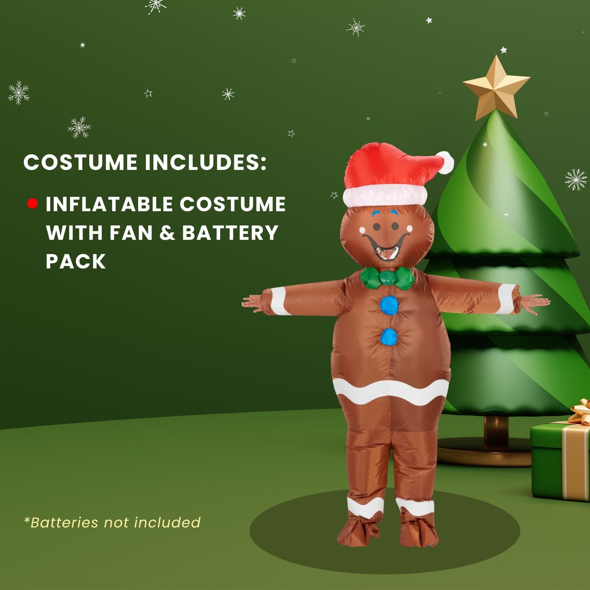 Inflatable Gingerbread Adult Costume
