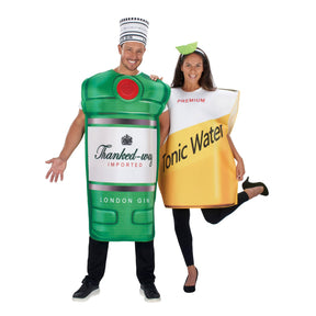 Gin and Tonic Adult 2 in 1 Couples Costume