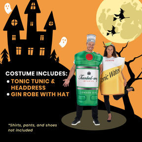 Gin and Tonic Adult 2 in 1 Couples Costume