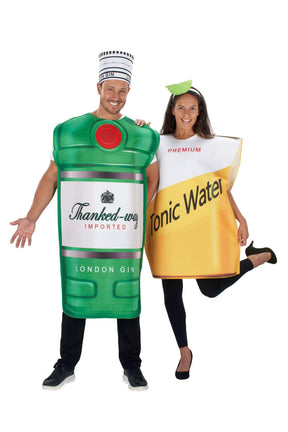 Gin and Tonic Adult 2 in 1 Couples Costume