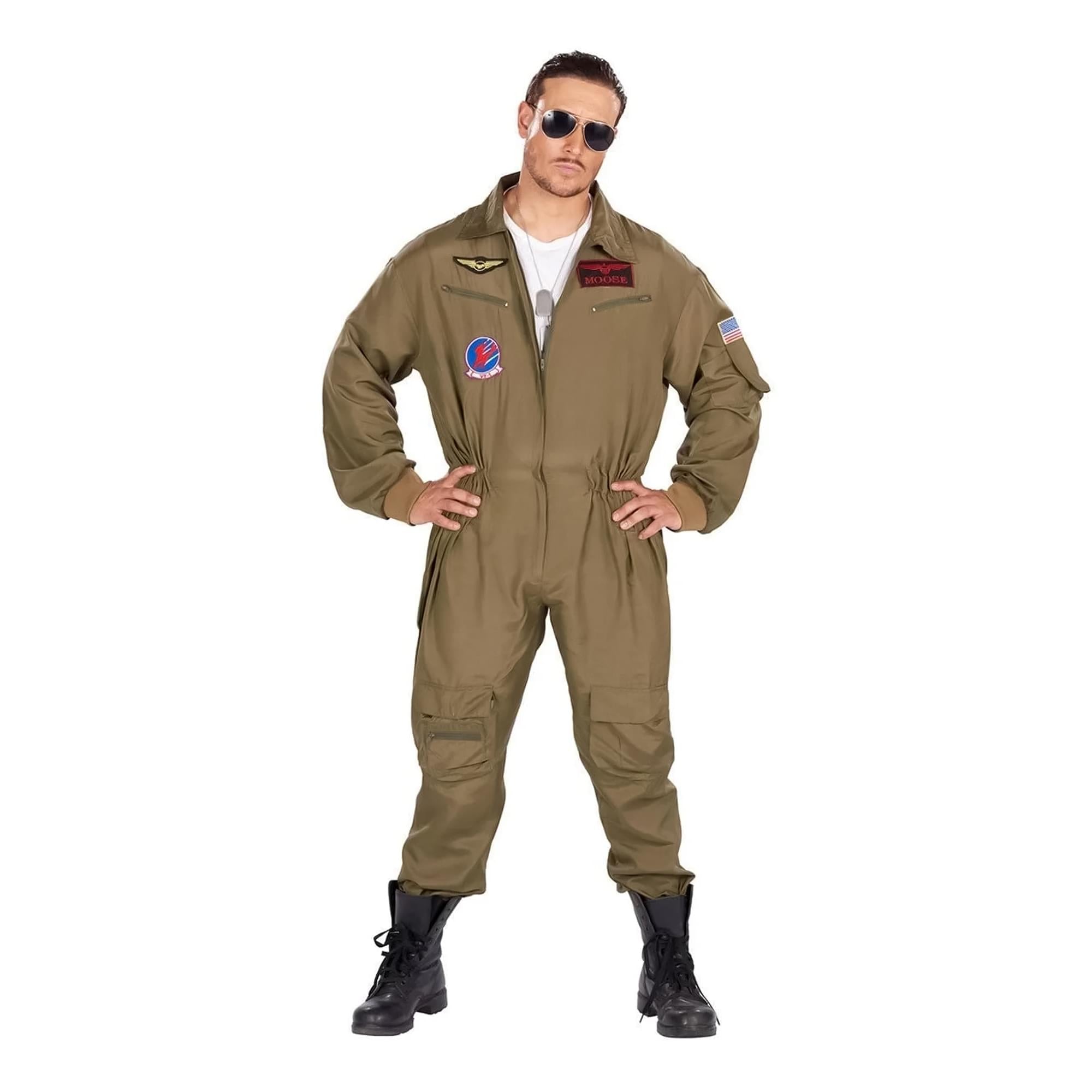 Men's Fighter Pilot Aviator Adult Costume