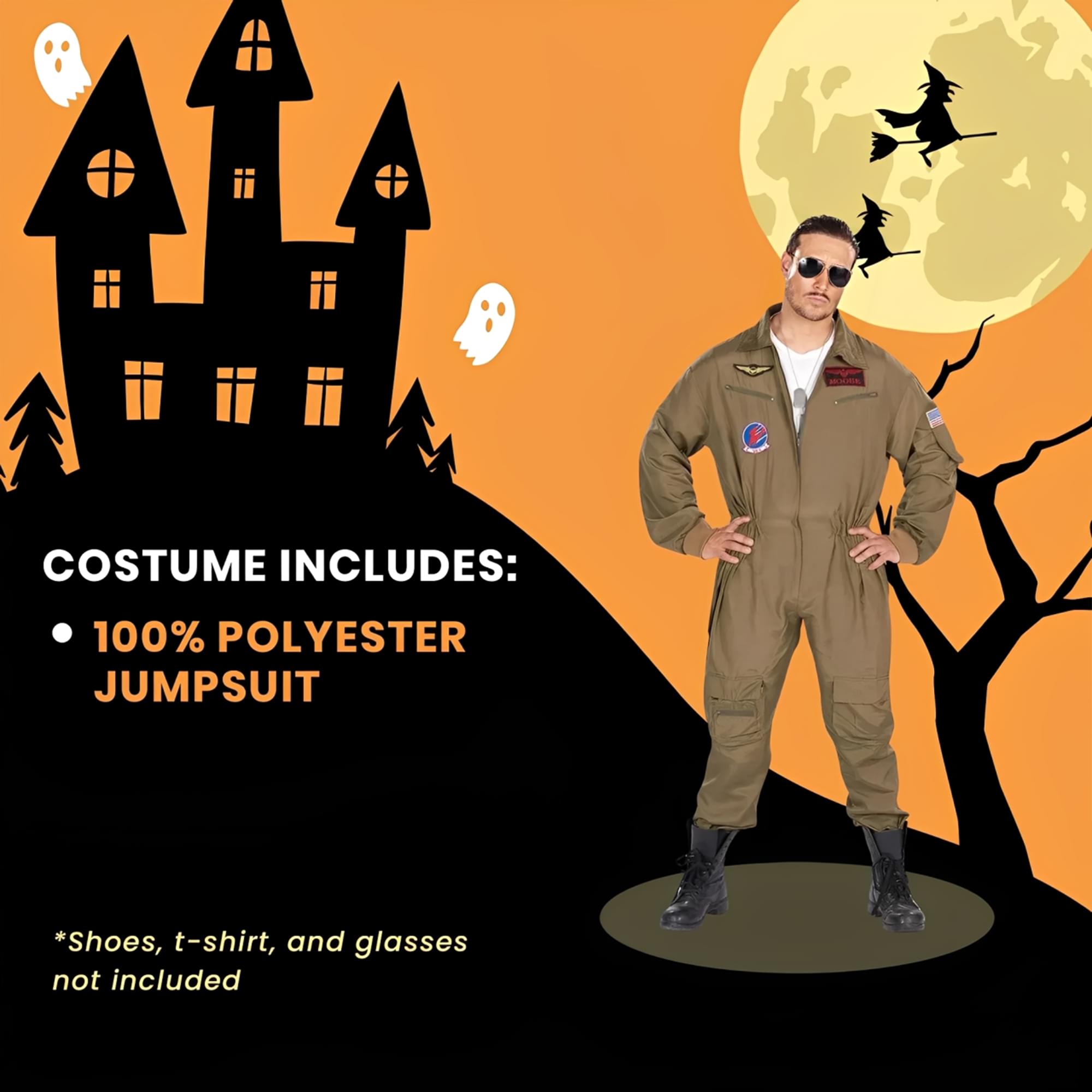 Men's Fighter Pilot Aviator Adult Costume