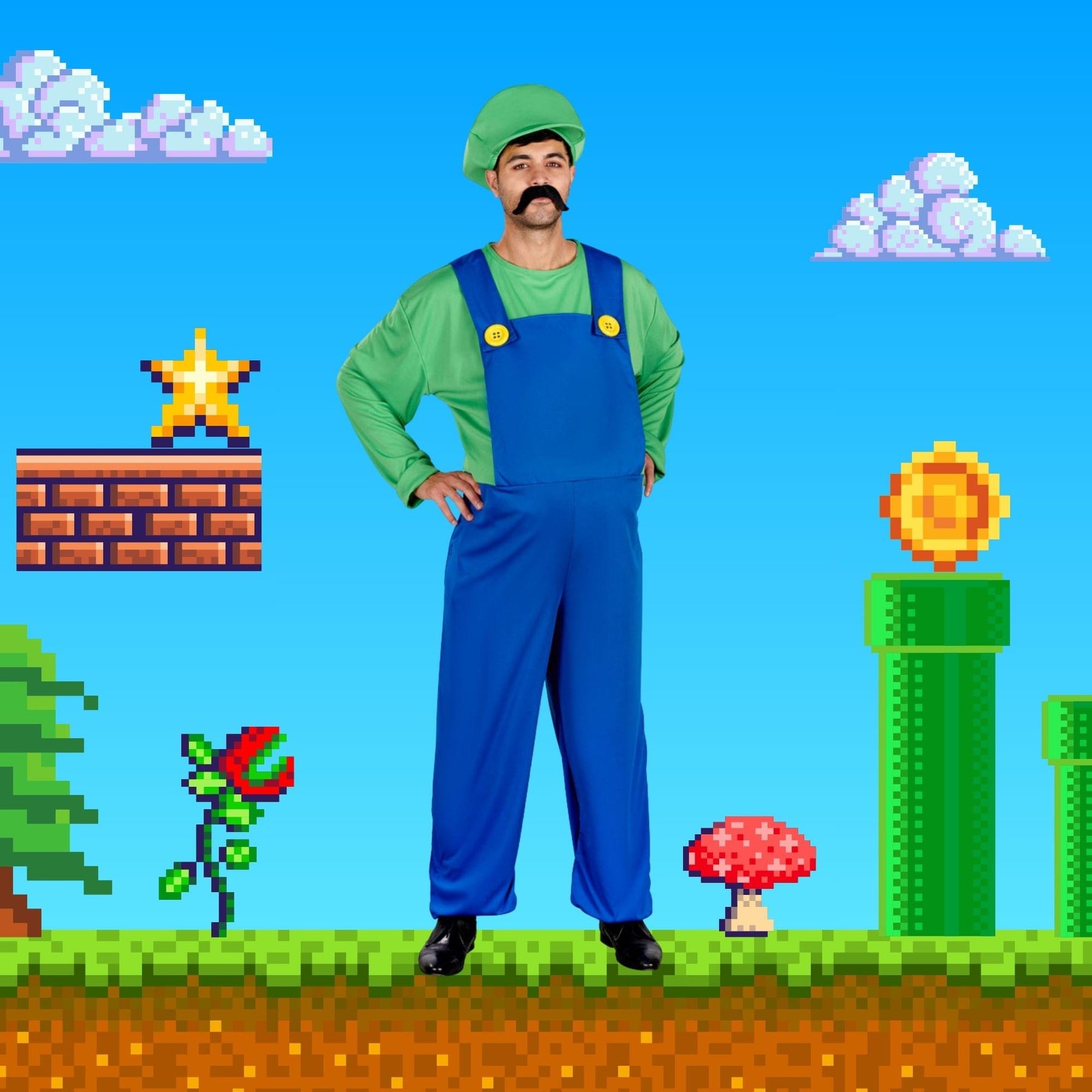 Super Plumber Mate Adult Costume