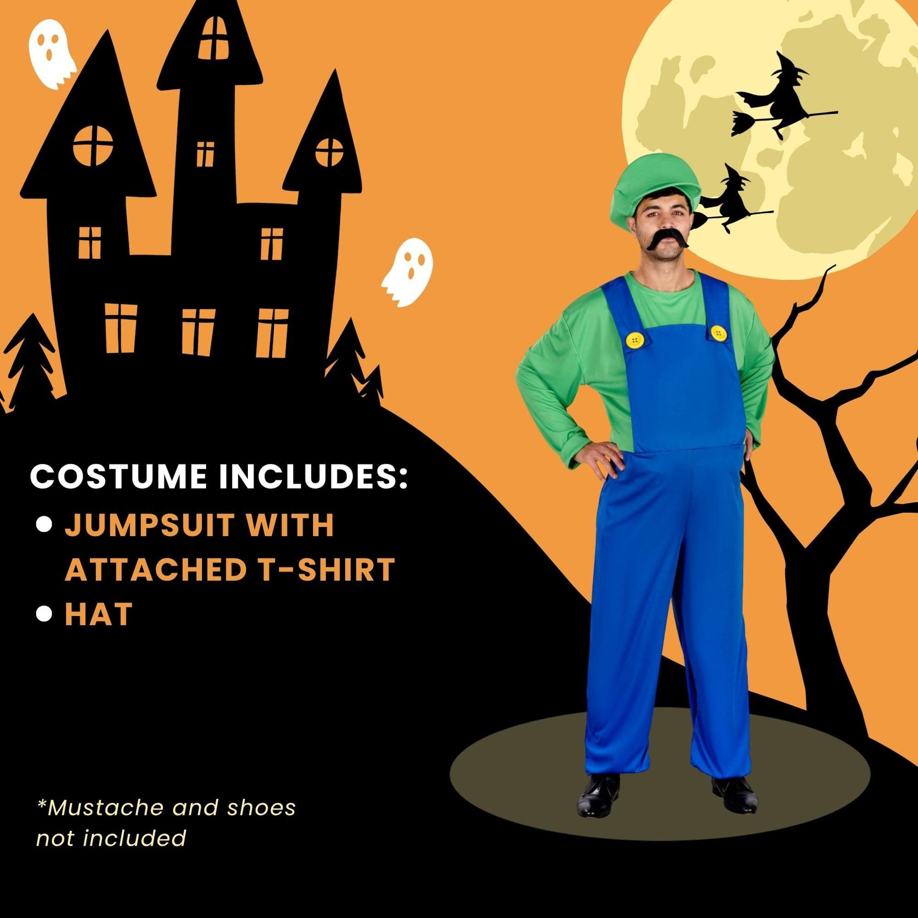 Super Plumber Mate Adult Costume