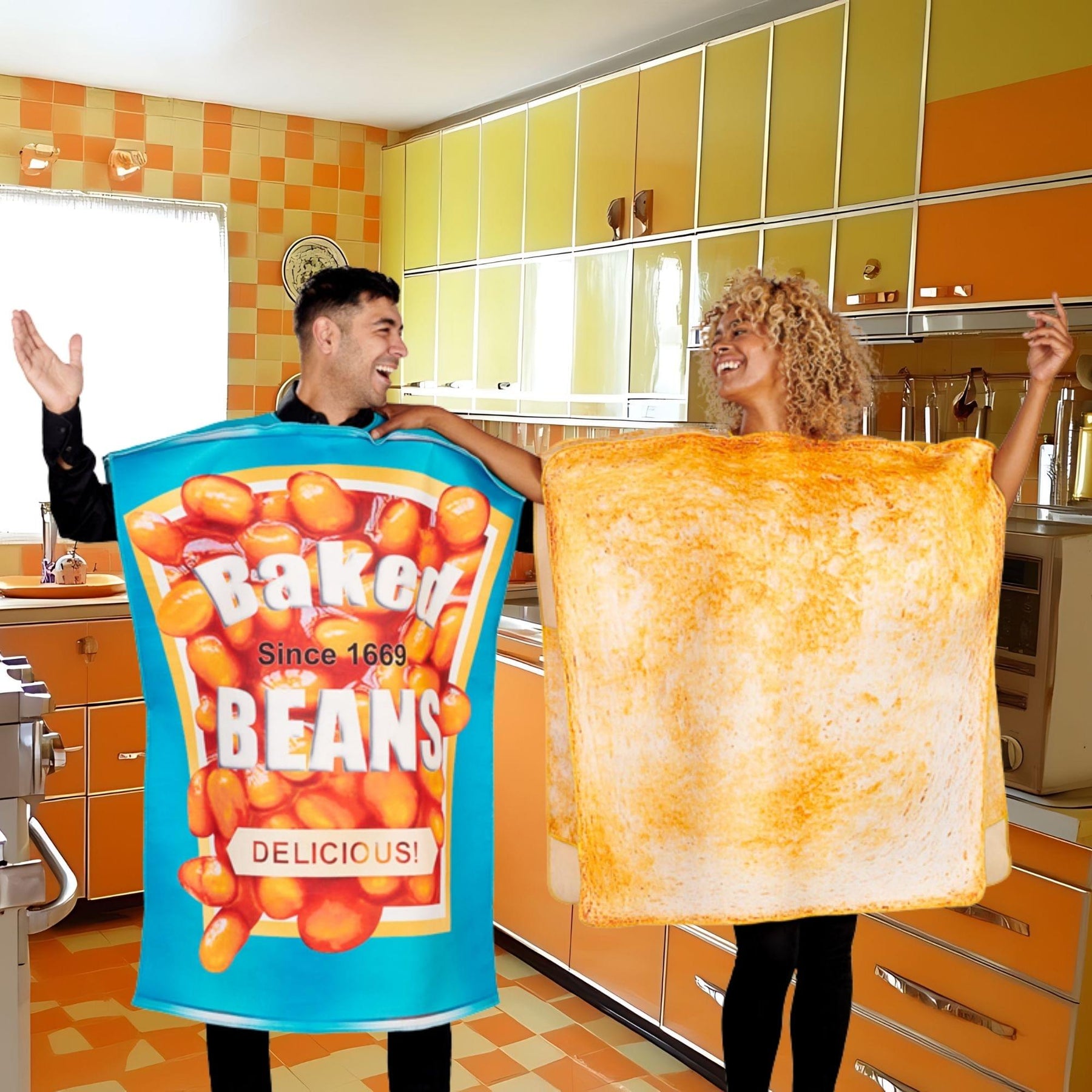 Beans & Toast Couple Adult Costume