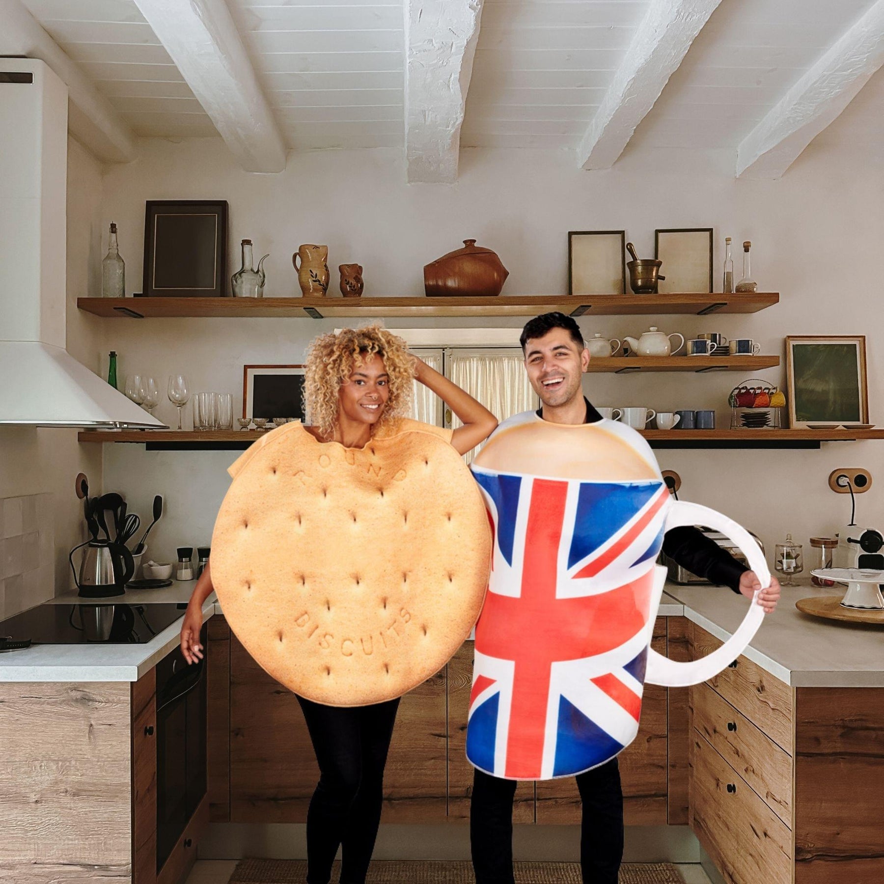 Tea & Biscuit Couple Adult Costume