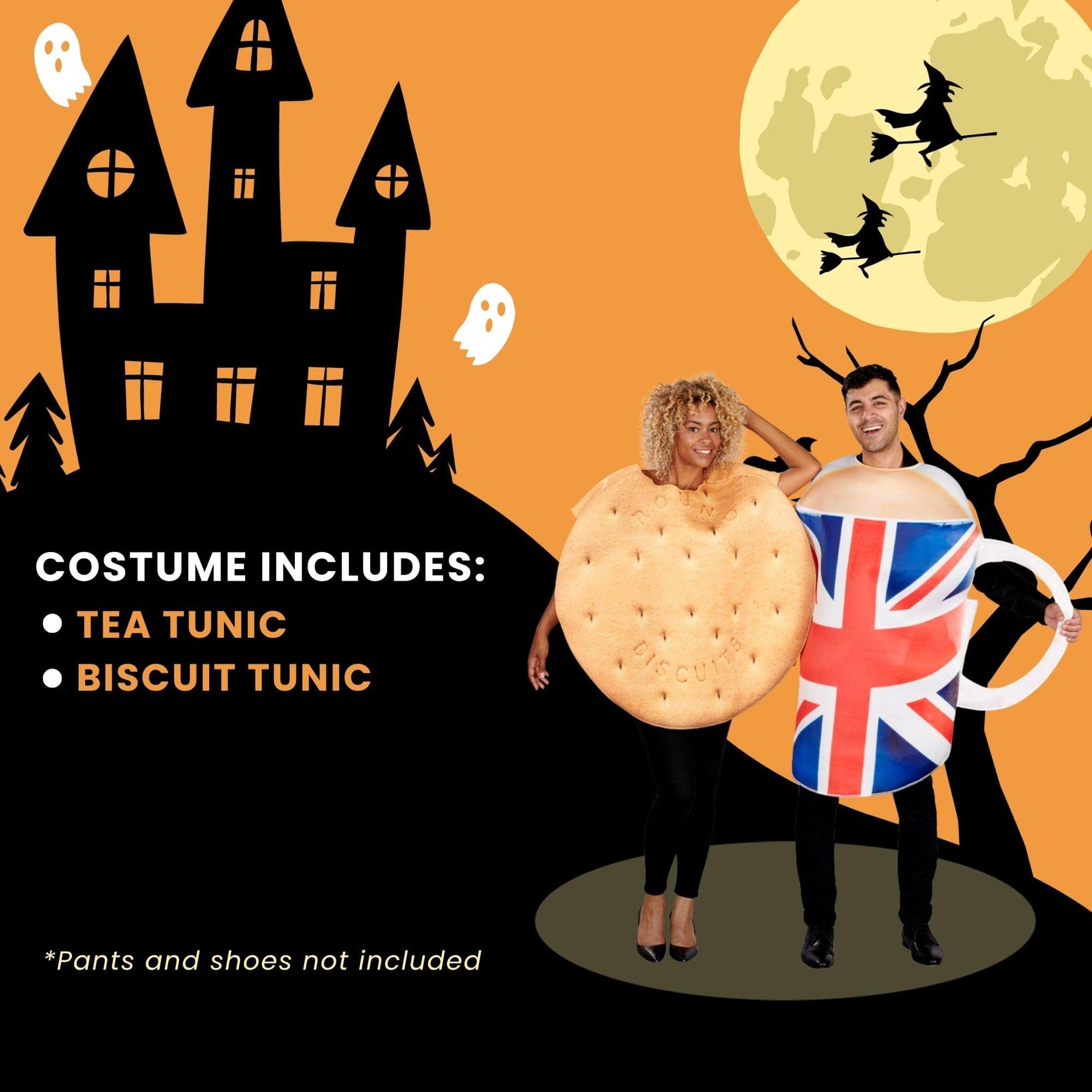 Tea & Biscuit Couple Adult Costume