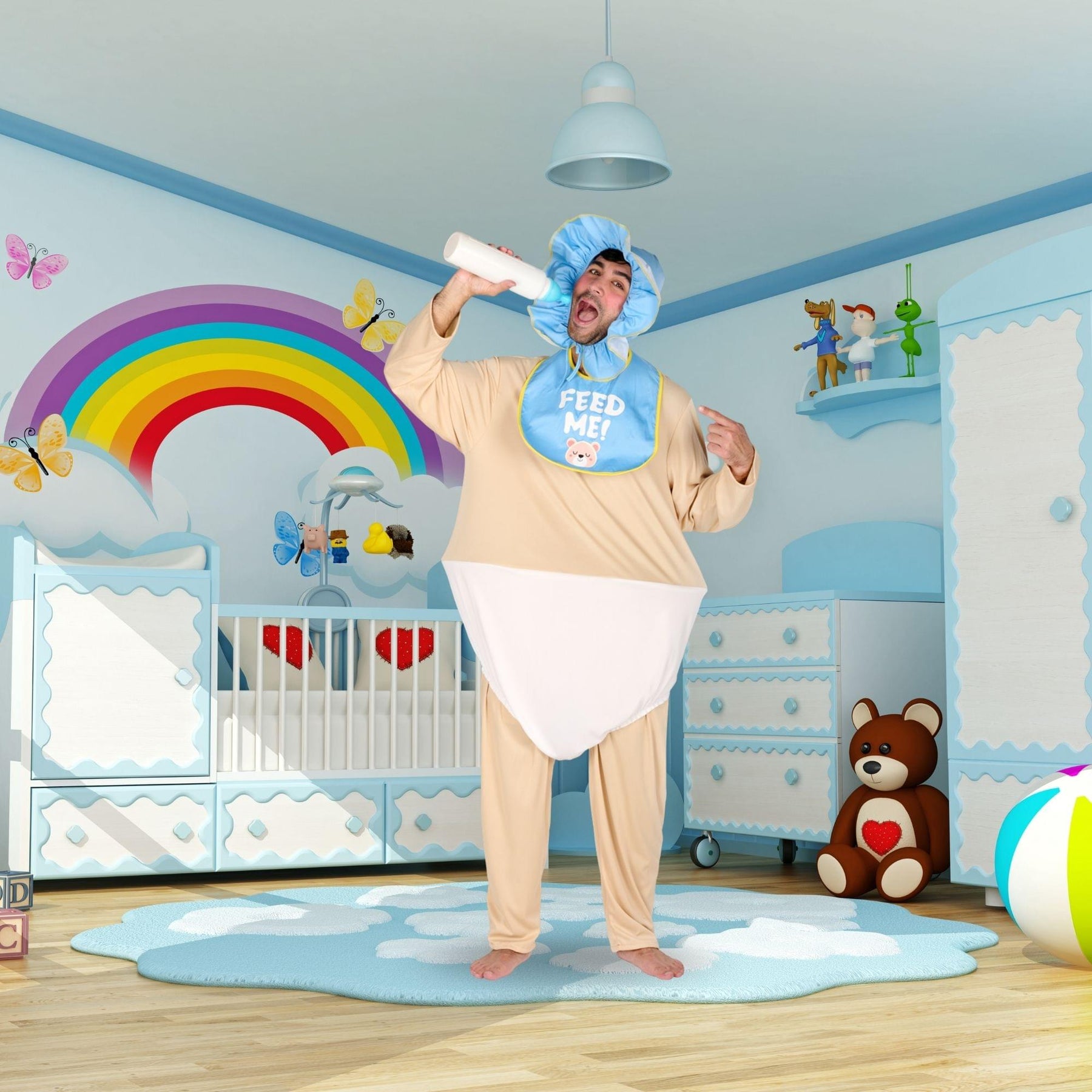 Mens Baby Child Costume