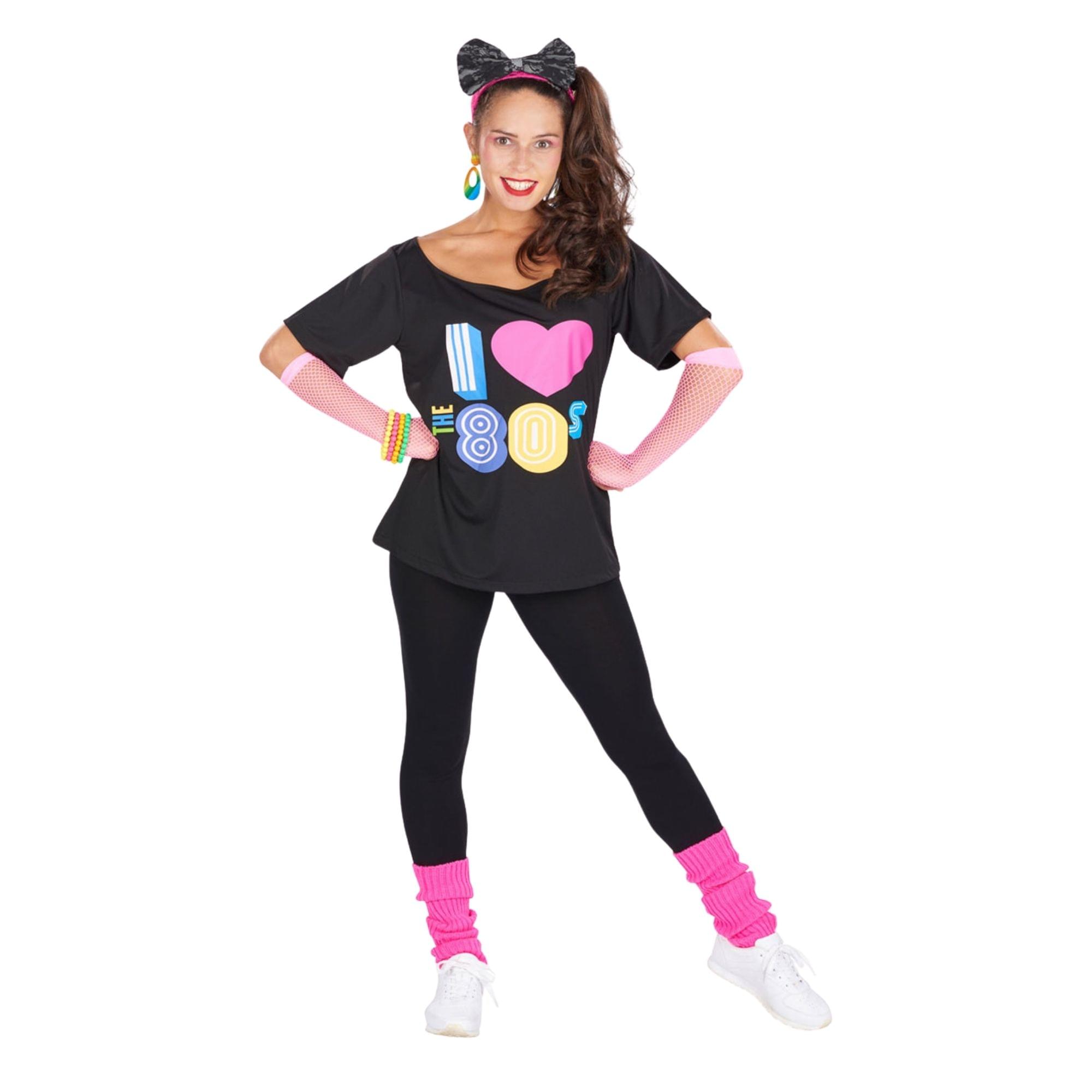 80s T-shirt Adult Costume