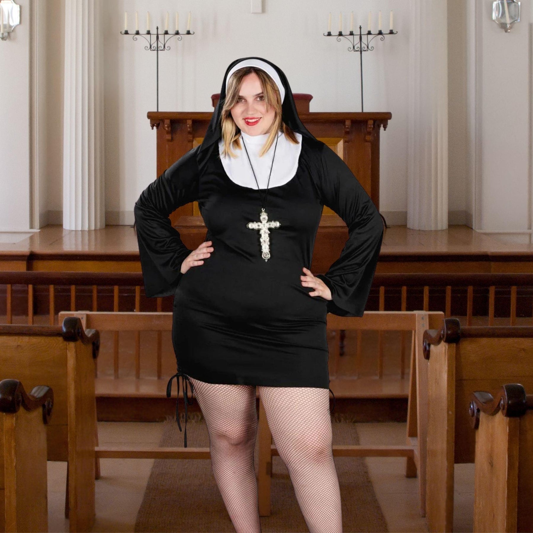 Sexy Nun Adult Costume