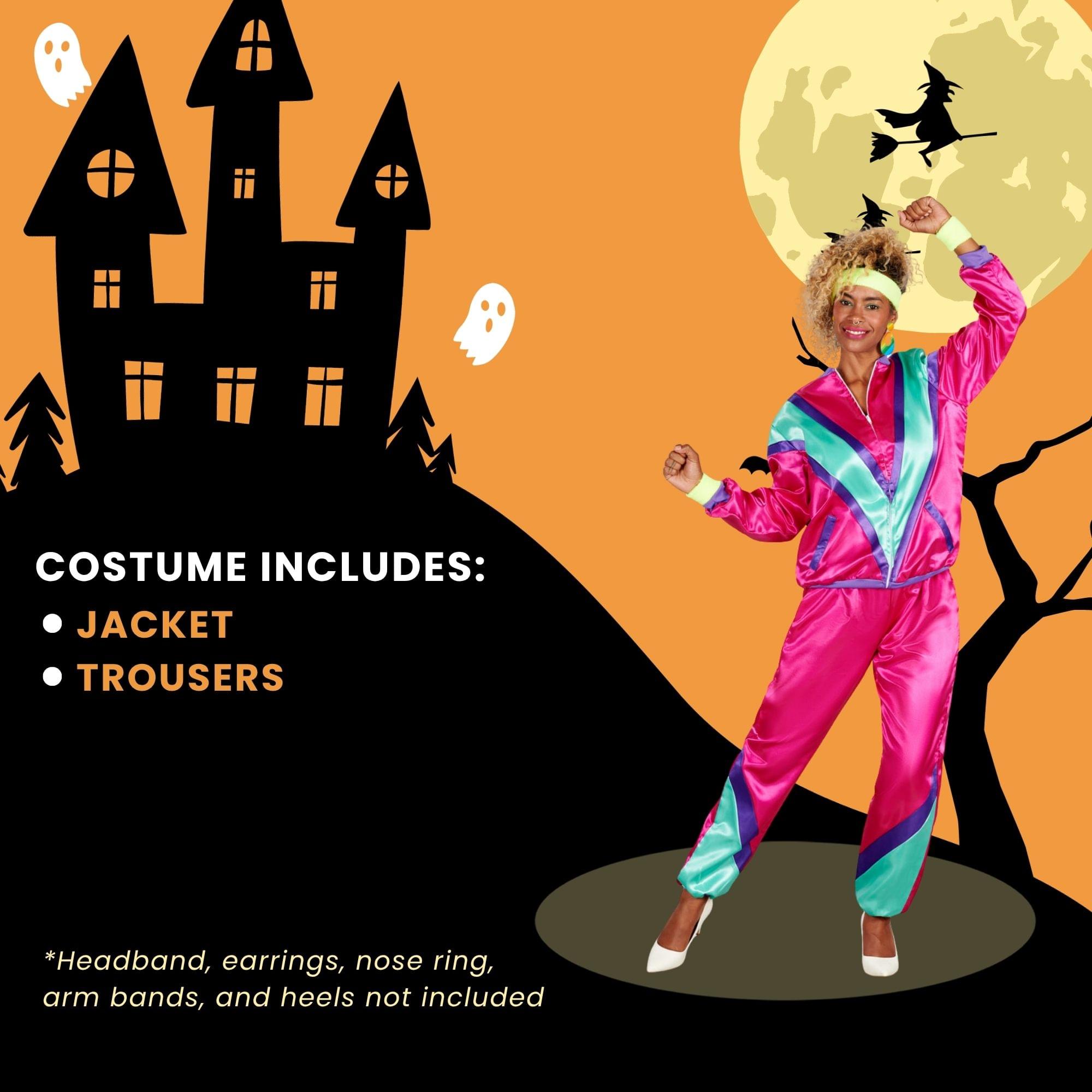 Women Shell Suit Adult Costume