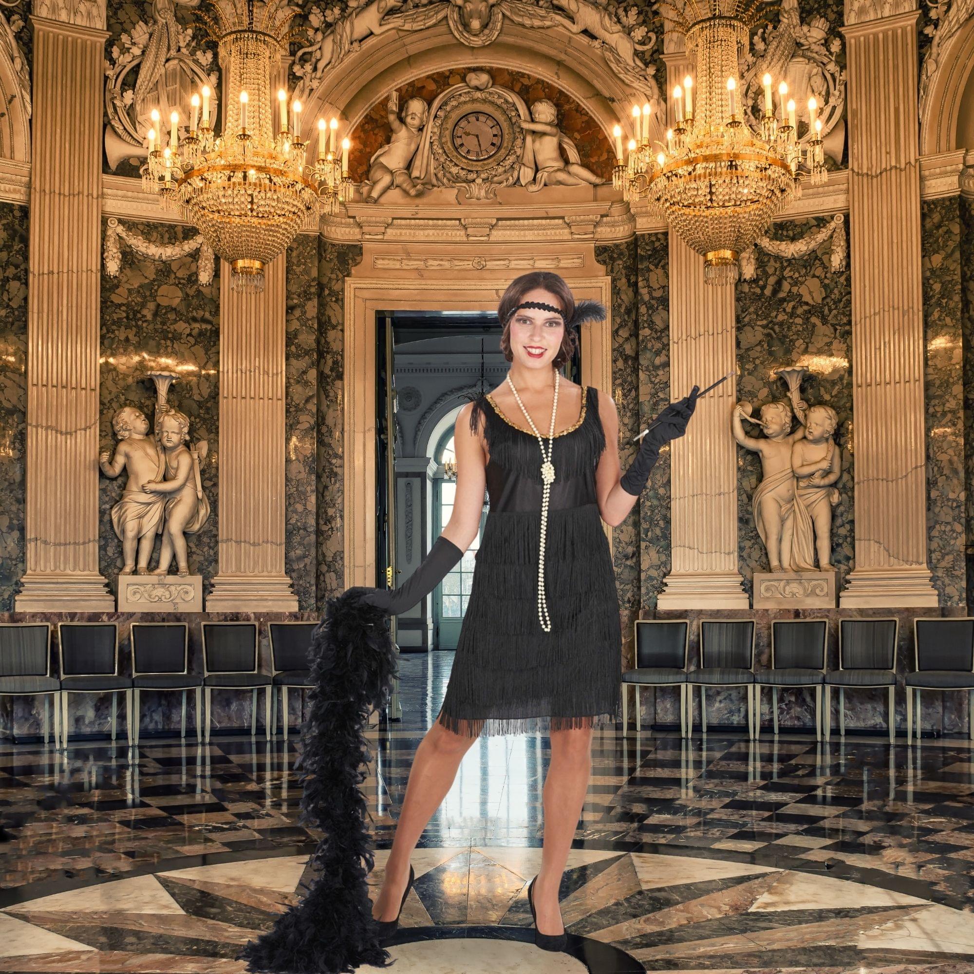 20s Black Flapper Adult Costume