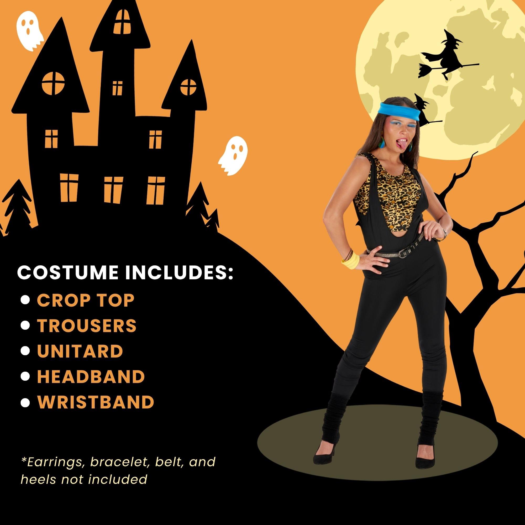 Womens 80s Adult Costume