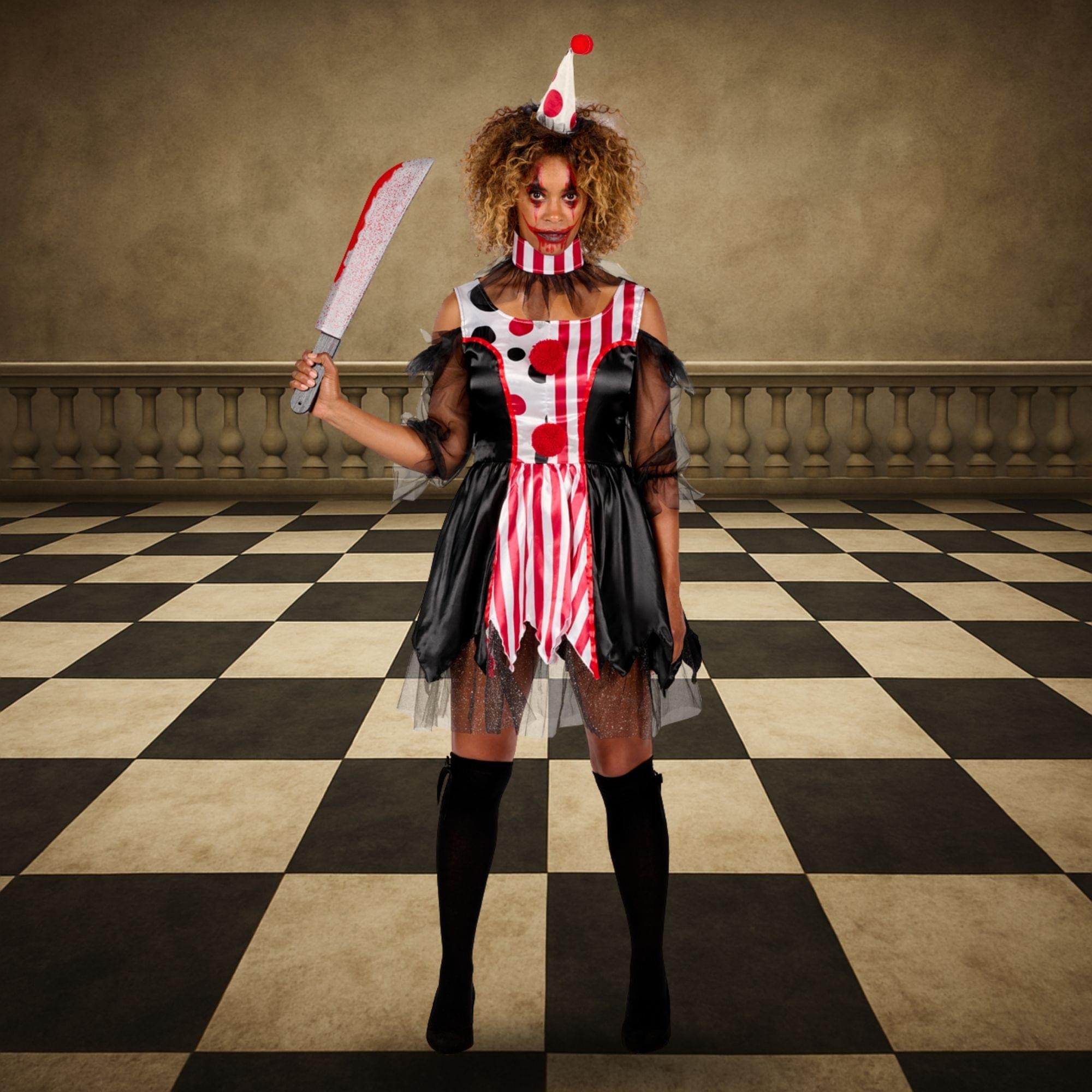 Women Clown Adult Costume