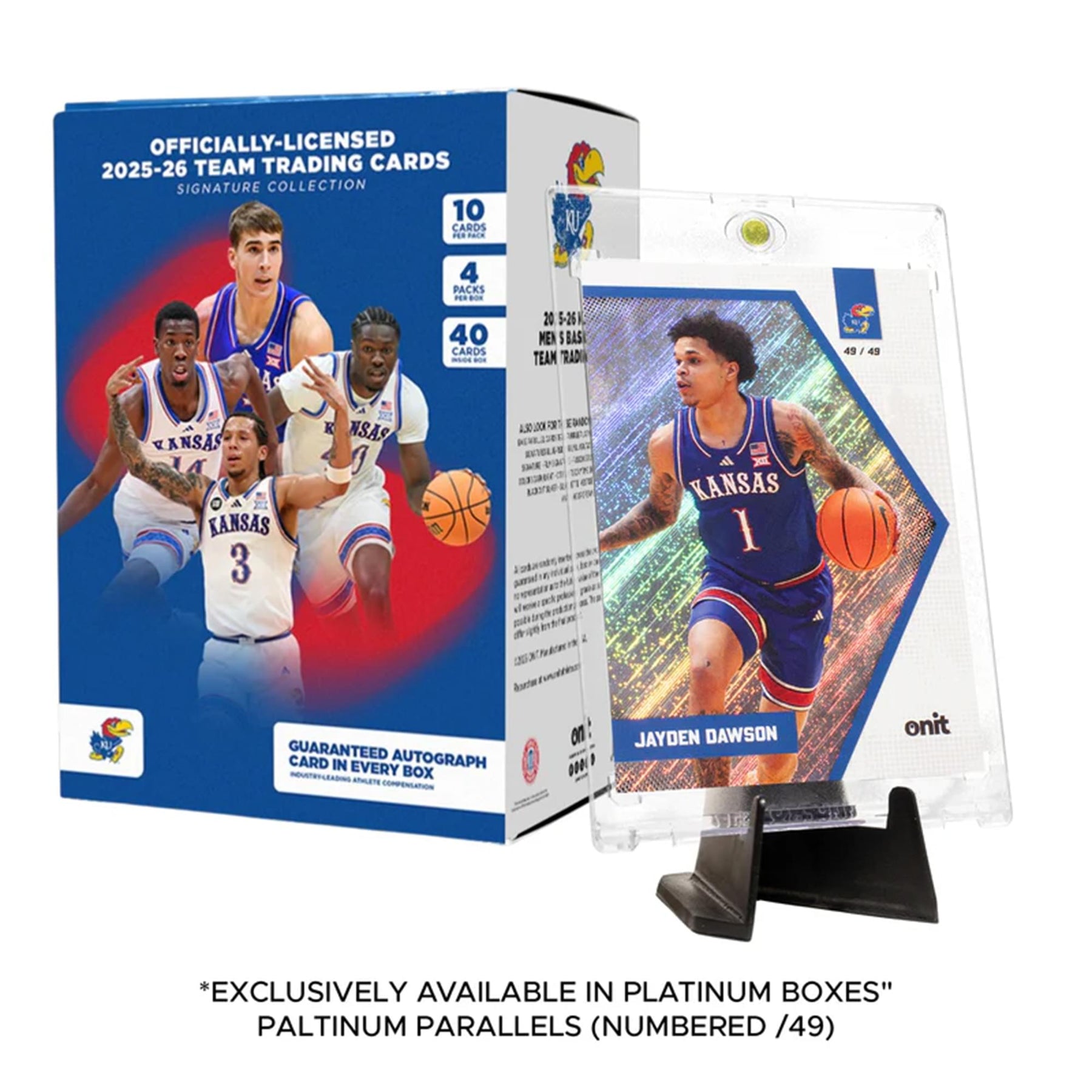 Kansas Jayhawks Basketball 2025/26 ONIT Signature Series | Platinum Box
