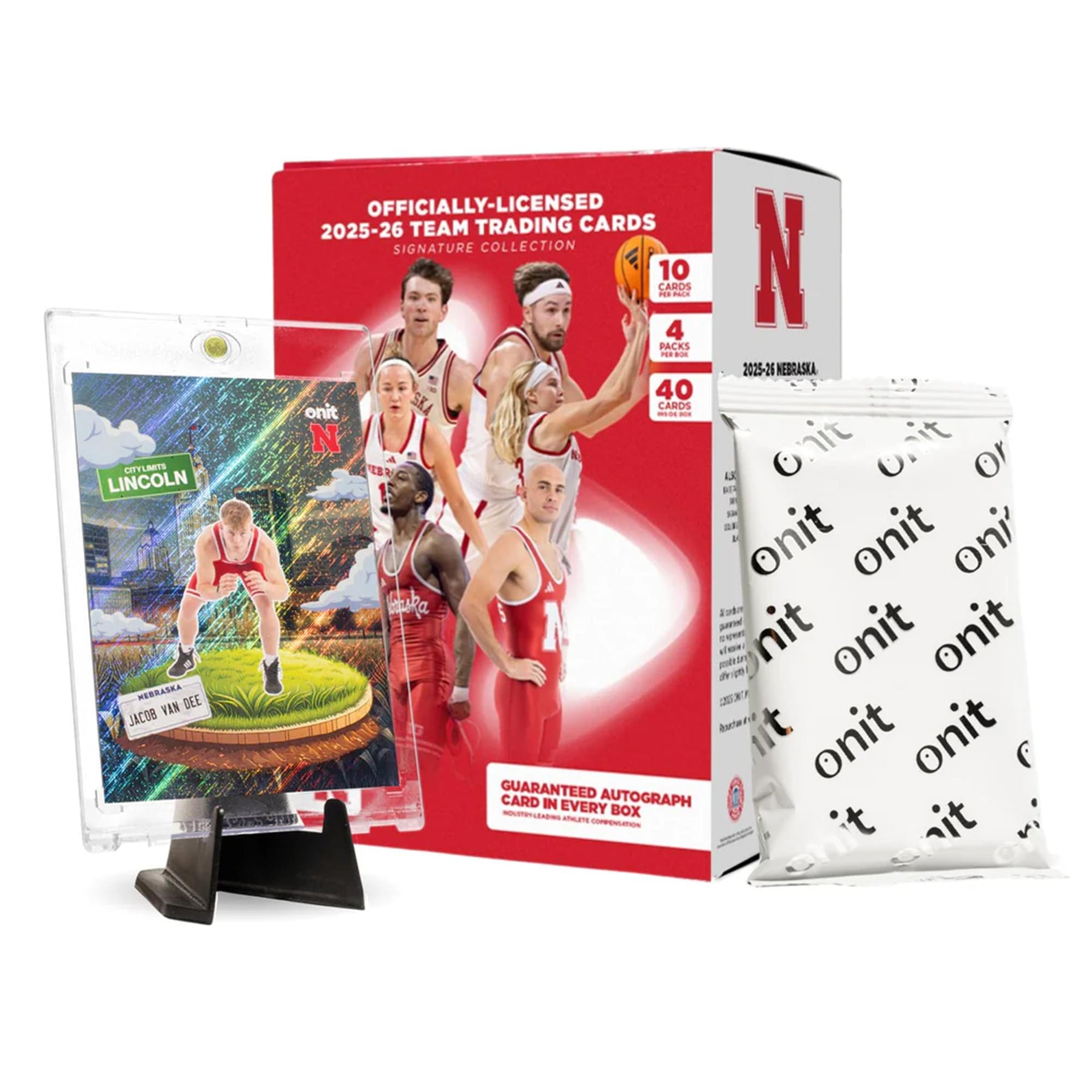 University Of Nebraska ONIT Winter Sports 2025-26 Trading Card Platinum Box