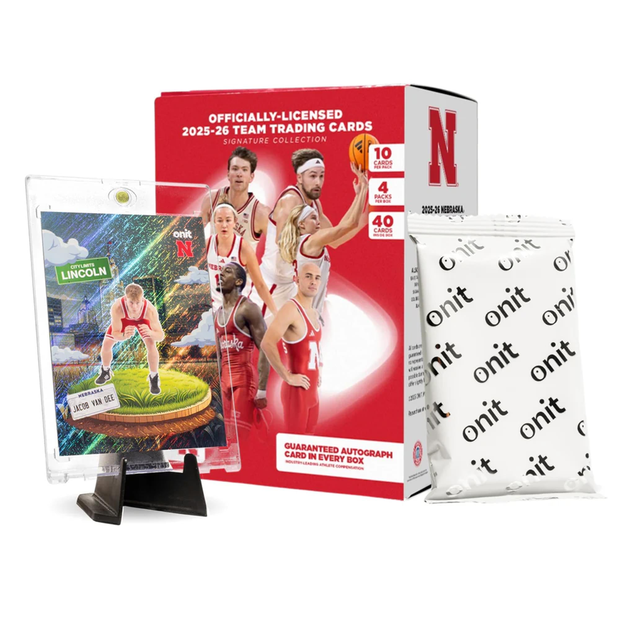 University Of Nebraska ONIT Winter Sports 2025-26 Trading Card Platinum Box