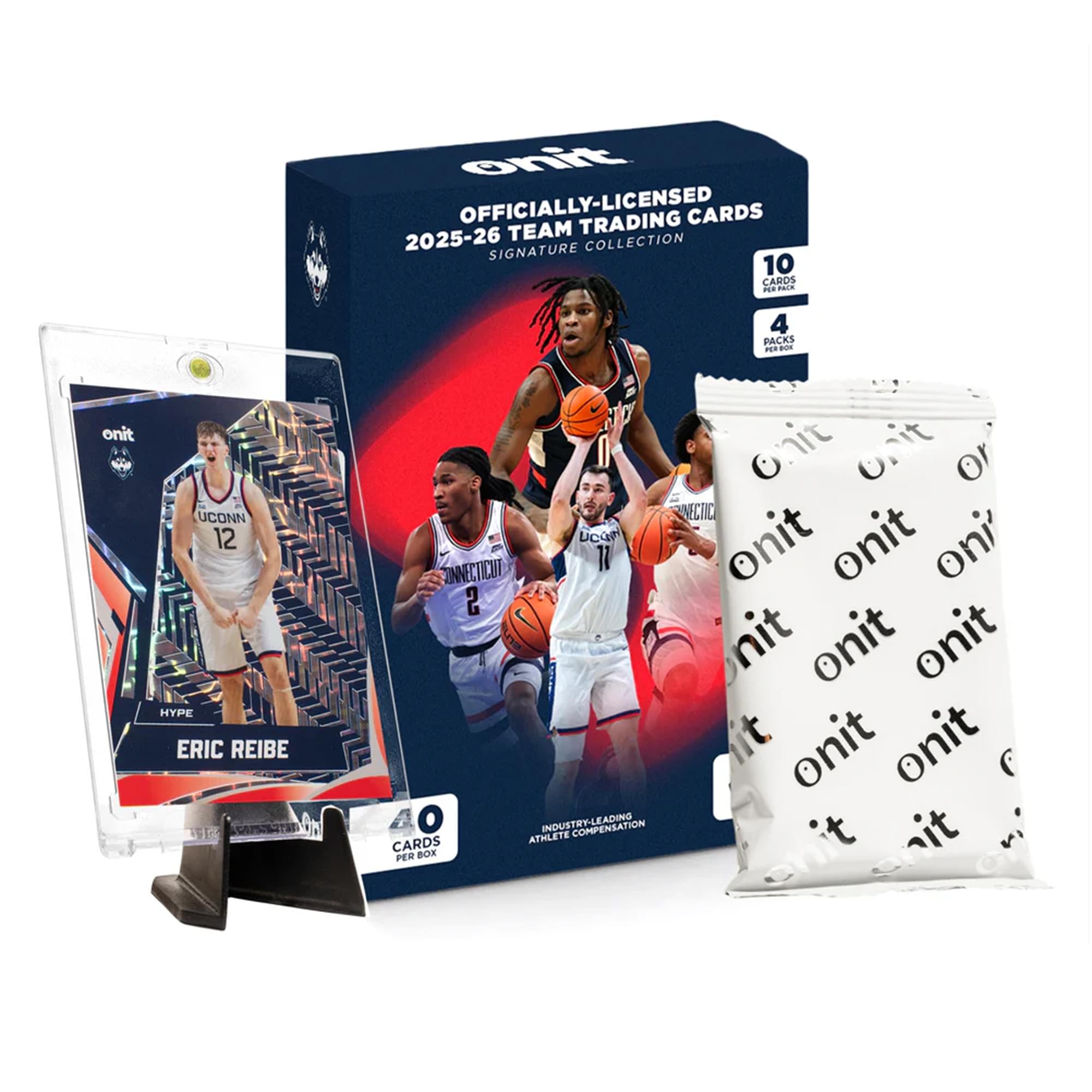 UConn Huskies NCAA Basketball 2025/26 ONIT Series Value Box | 4 Packs