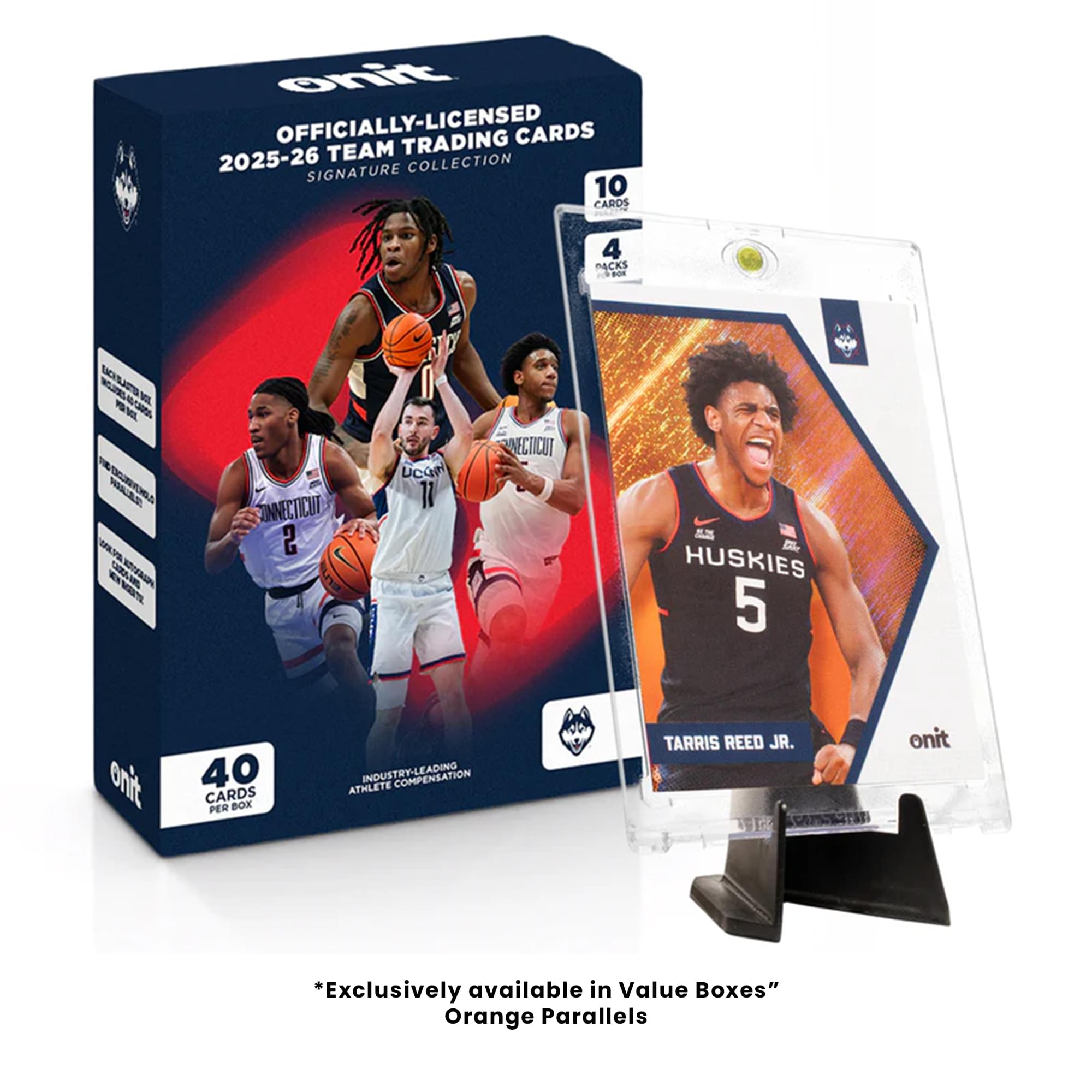 UConn Huskies NCAA Basketball 2025/26 ONIT Series Value Box | 4 Packs